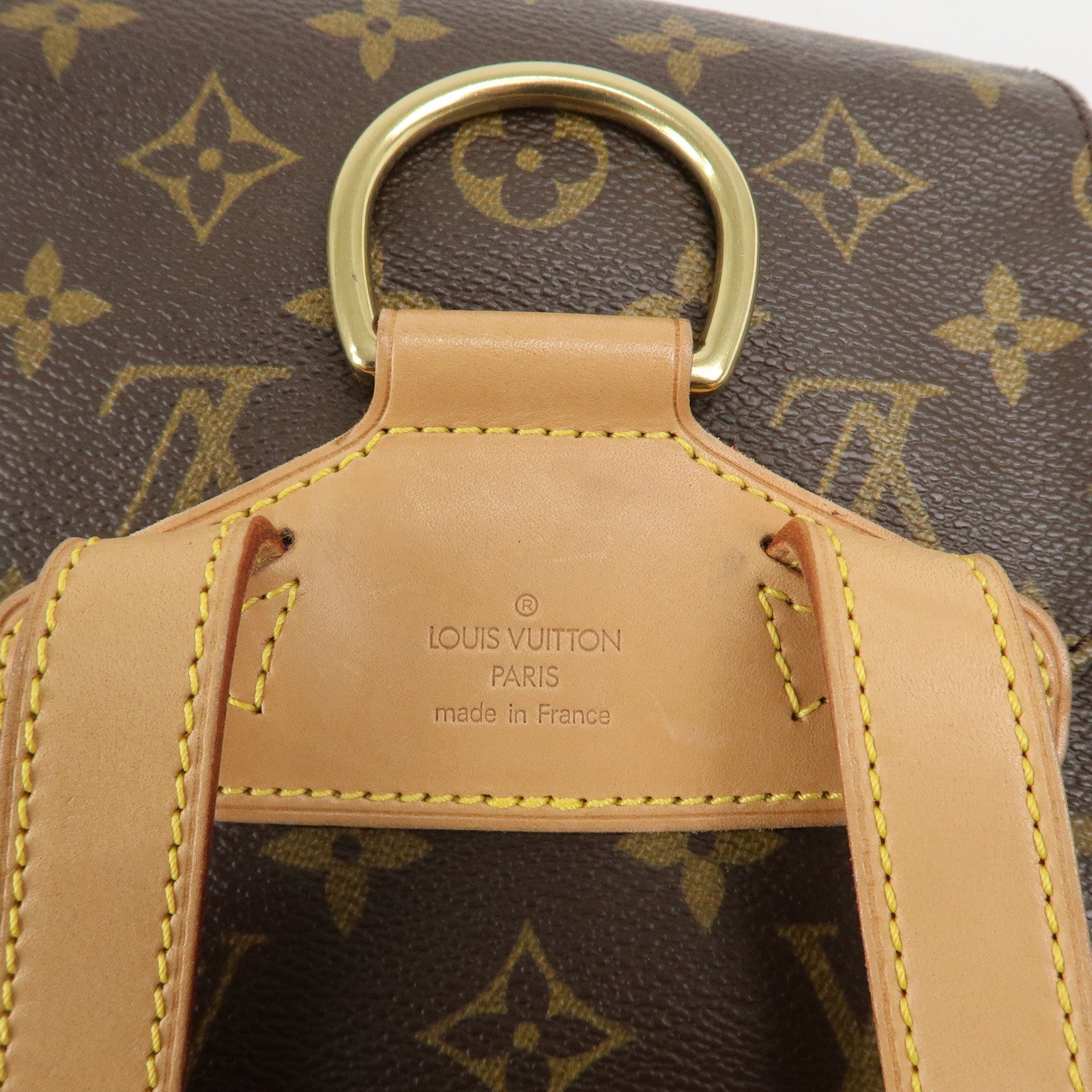 Louis Vuitton Monogram Montsouris MM Back Pack Bag M51136