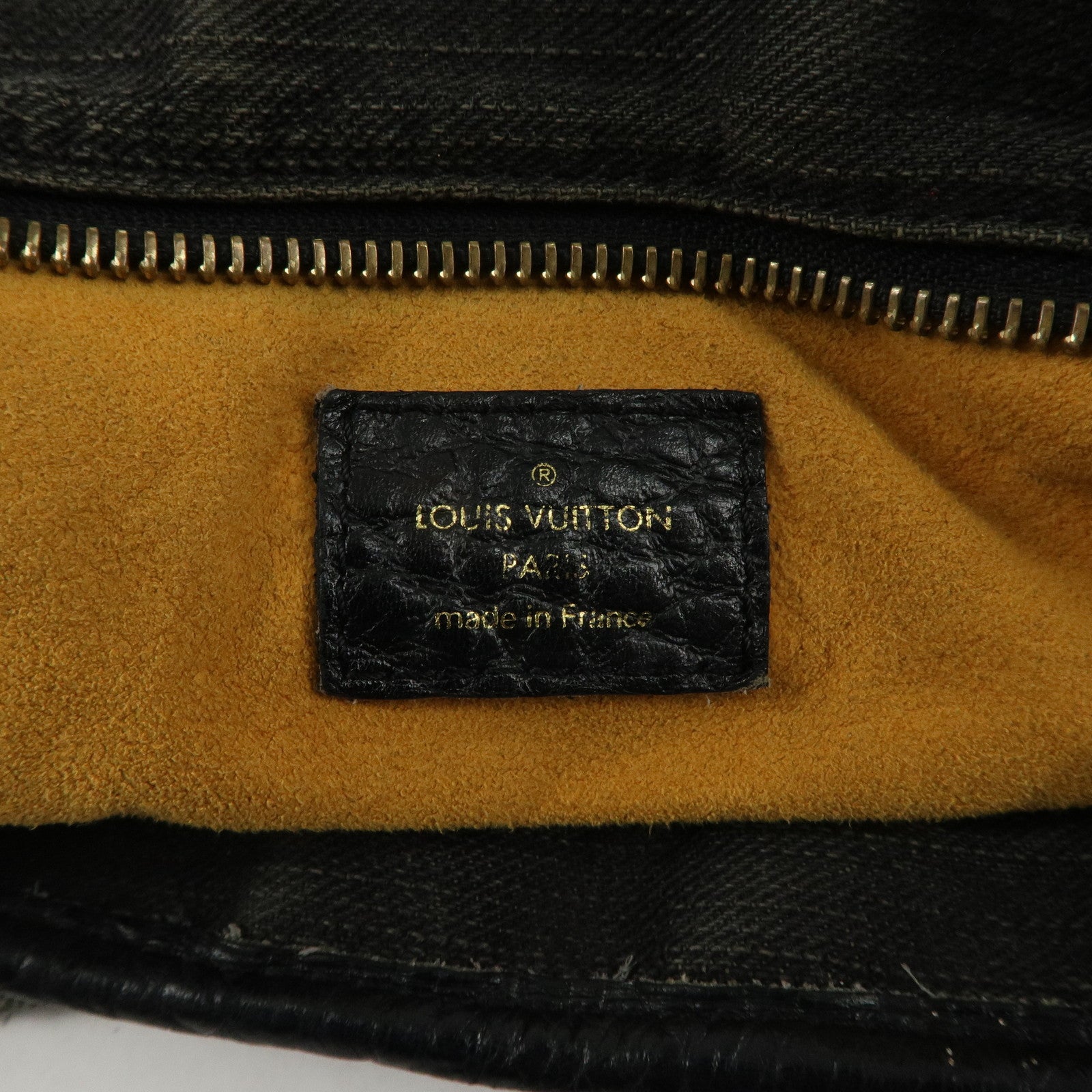 Louis Vuitton Monogram Denim Neo Cabby MM 2Way Bag Noir M95351