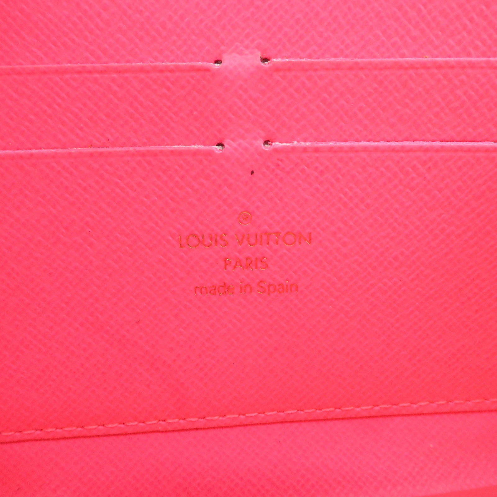 Louis Vuitton Monogram Graffiti Zippy Wallet Fuchsia M93710 Used