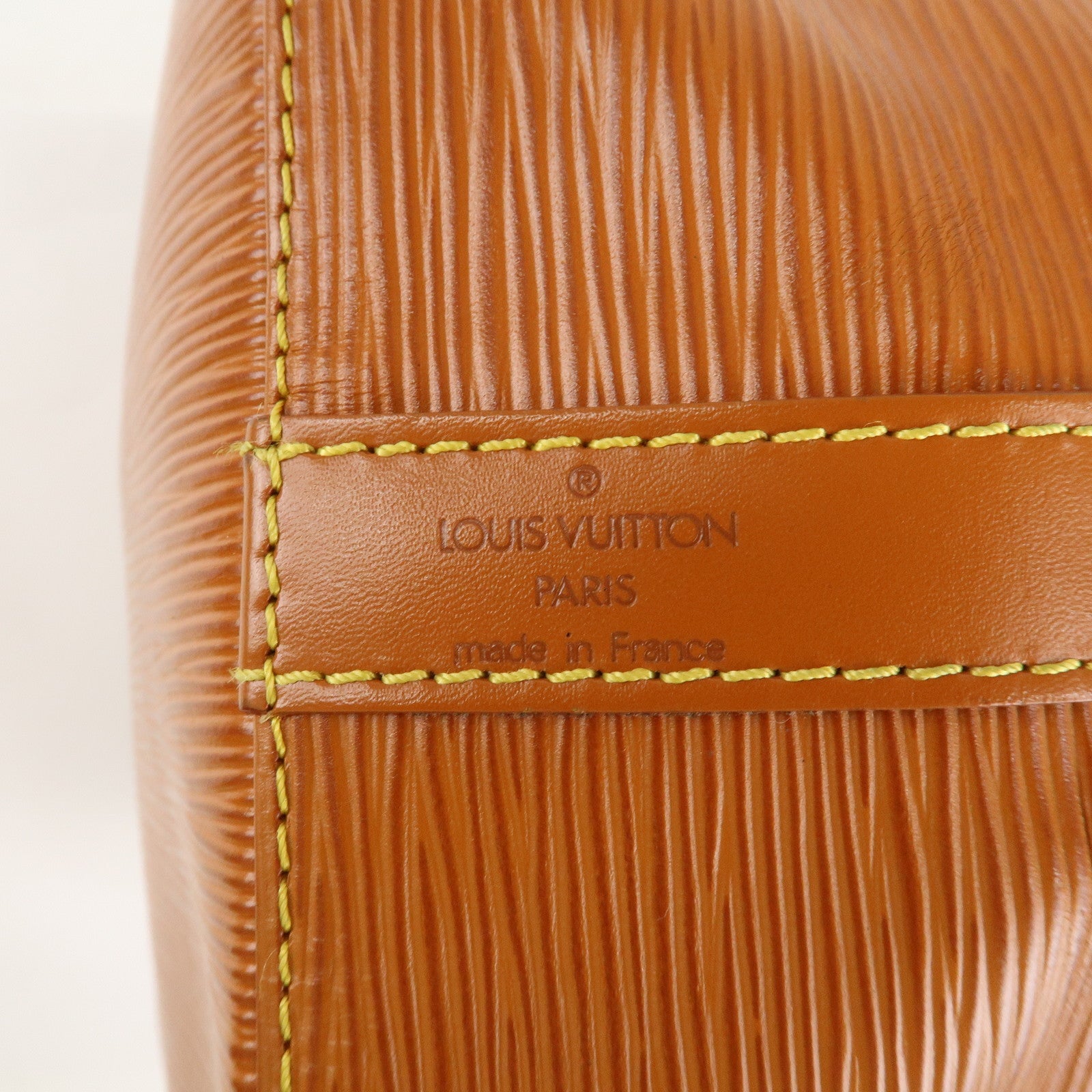 Louis Vuitton Epi Petit Noe Shoulder Bag Zipang Gold M44108