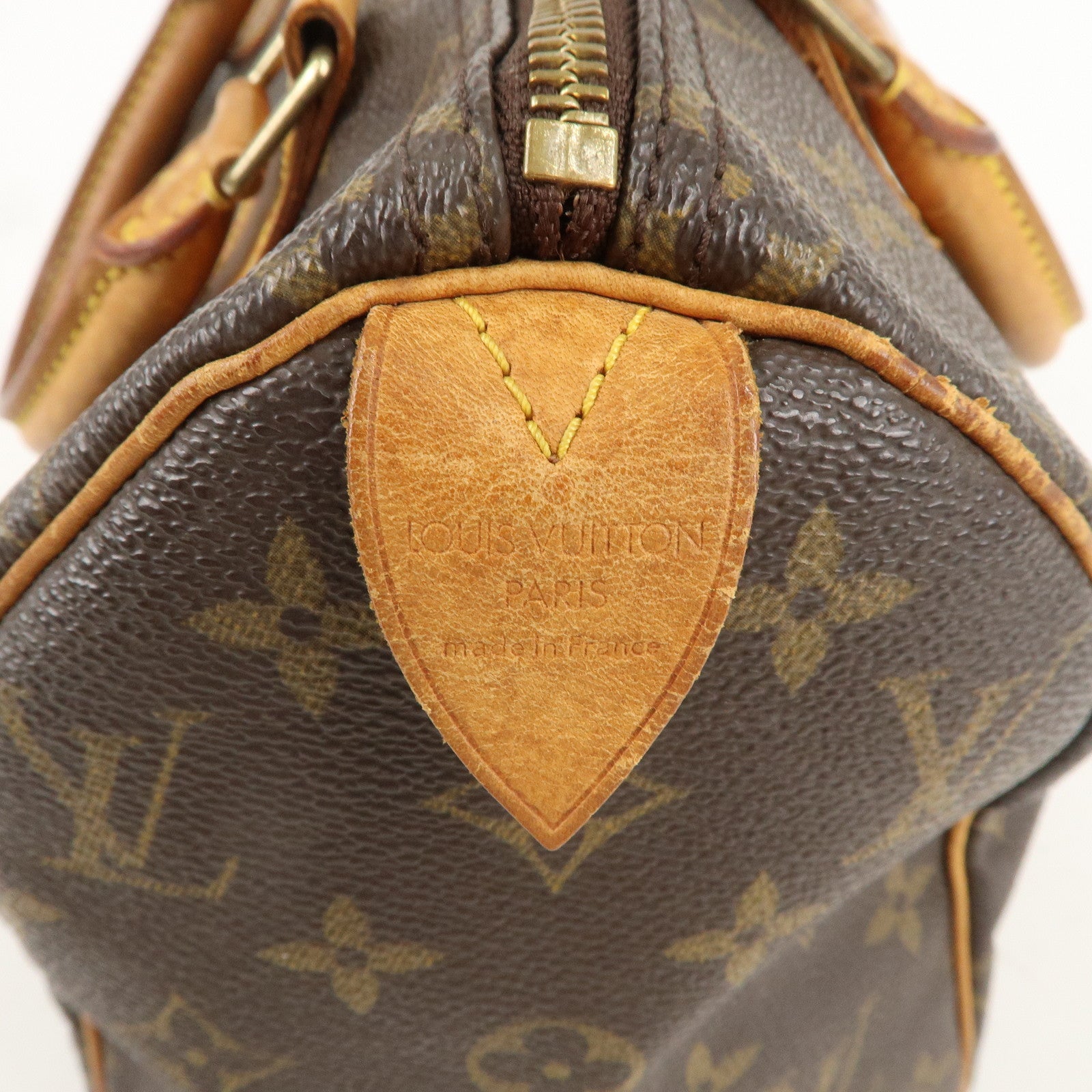 Louis Vuitton Monogram Speedy 25 Hand Bag Boston Bag M41528