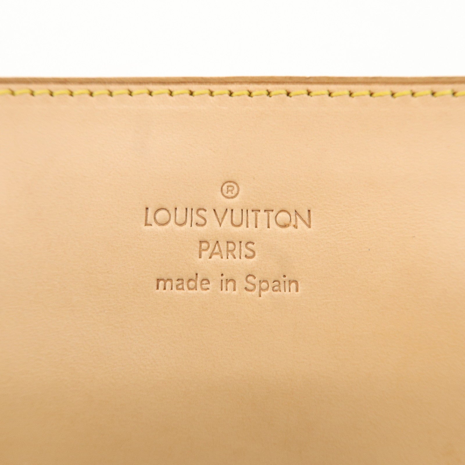 Louis Vuitton Pouch for Nomad Bucket PM Hand Bag Natural Used