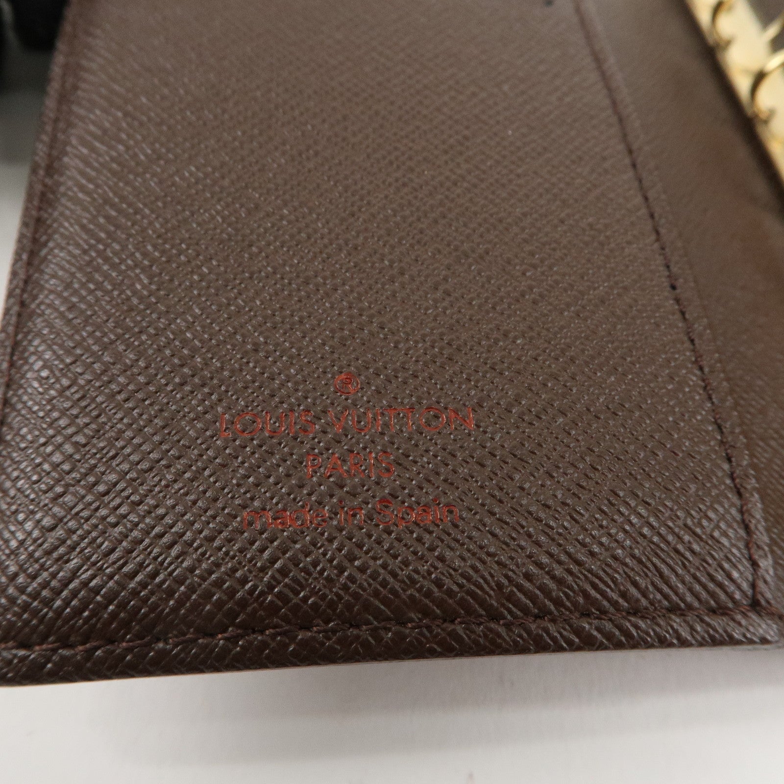 Louis Vuitton Damier Ebene Agenda PM Planner Cover R20070