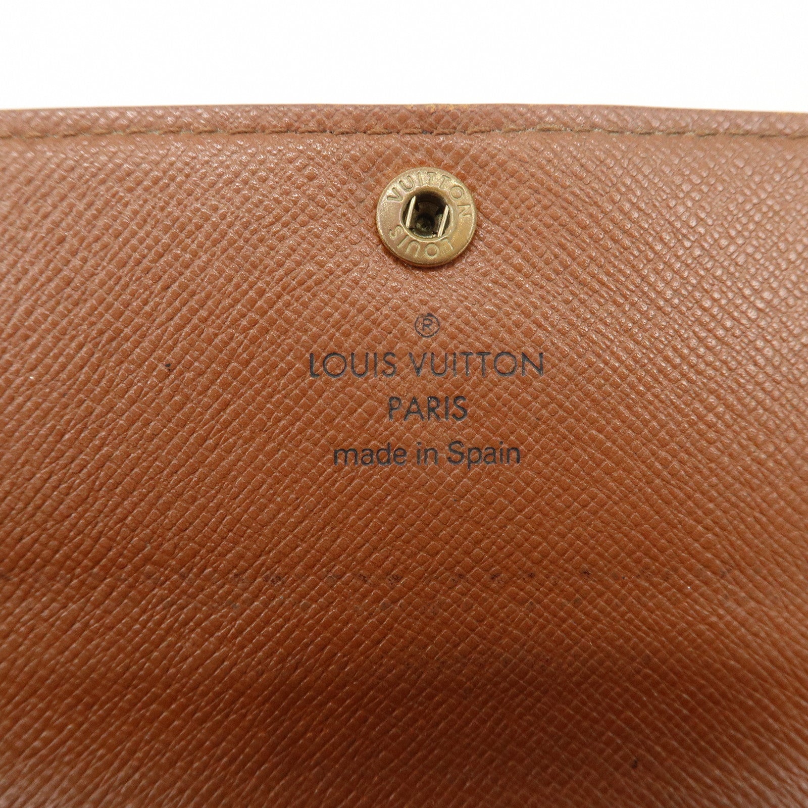 Louis Vuitton Monogram Porte Monnaie Zip Bifold Wallet M61735