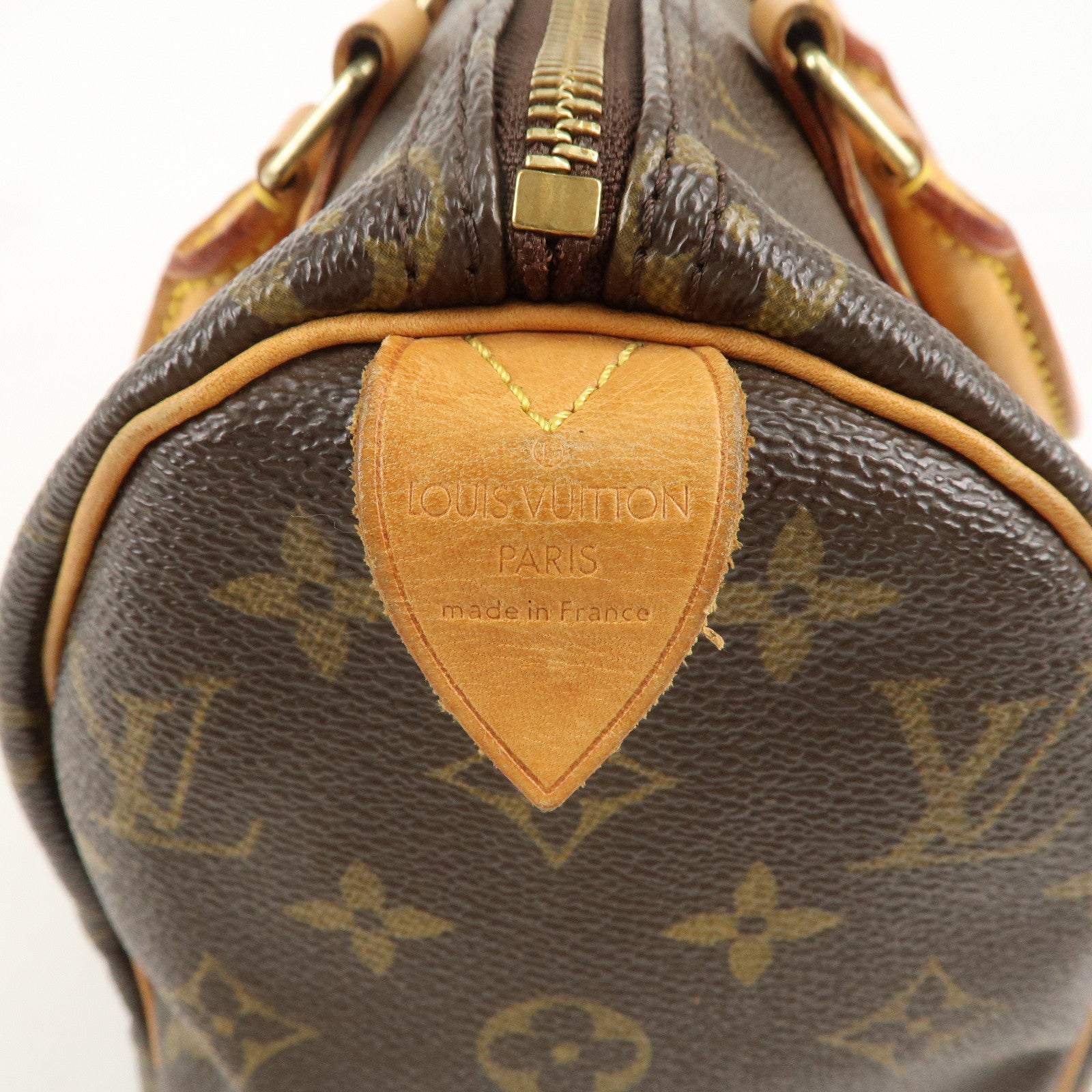 Louis Vuitton Monogram Speedy 25 Hand Bag Boston Bag M41528