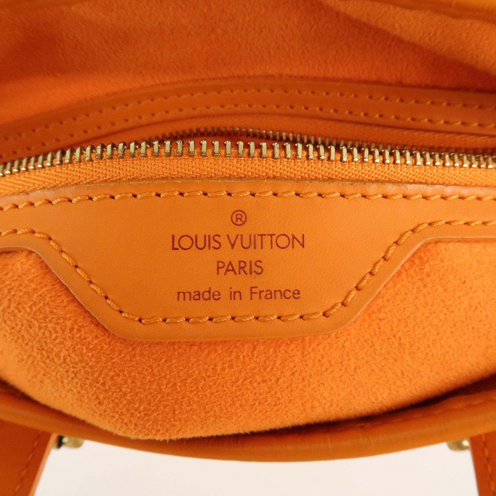 Louis Vuitton Epi Bucket PM Shoulder Bag Mandarin M5899H