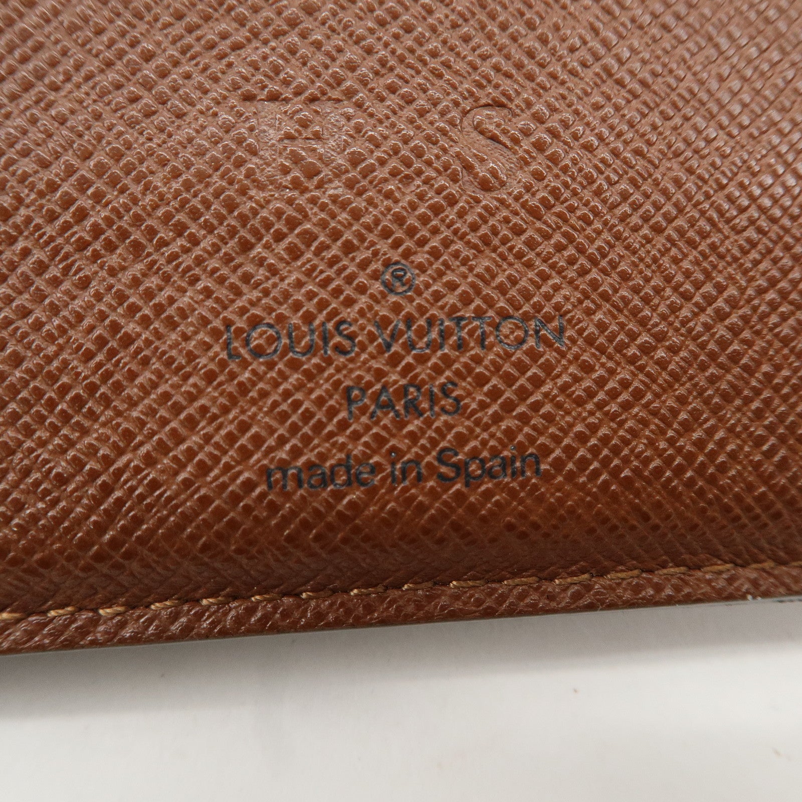 Louis Vuitton Panda Portefeuille Marco *Initials engraved M61666 Used