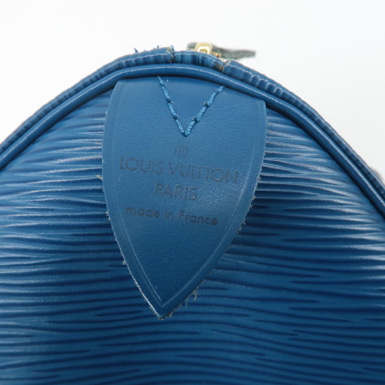 Louis Vuitton Epi Speedy 25 Hand Bag Boston Bag Blue M43015