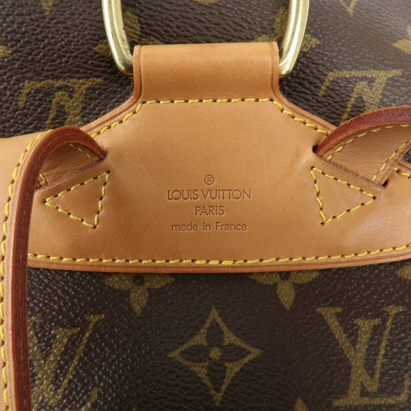 Louis Vuitton Monogram Montsouris MM Backpack Bag M51136 Used