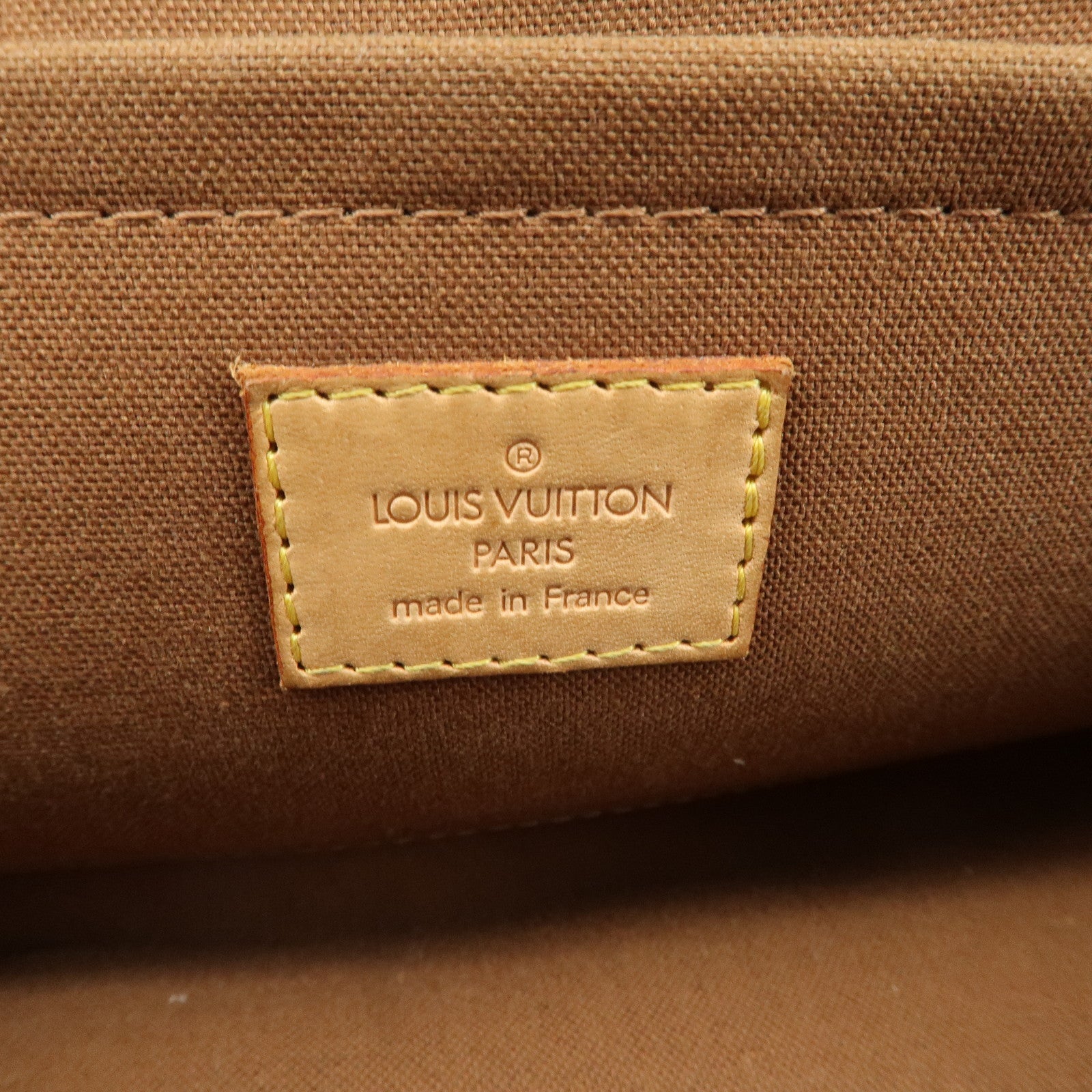 Louis Vuitton Monogram Popincourt Hand Bag Brown M40009 Used