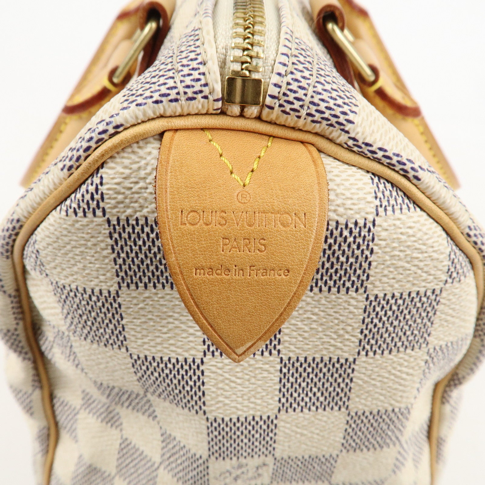 Louis Vuitton Damier Azur Speedy 25 Boston Bag Hand Bag N41534 Used