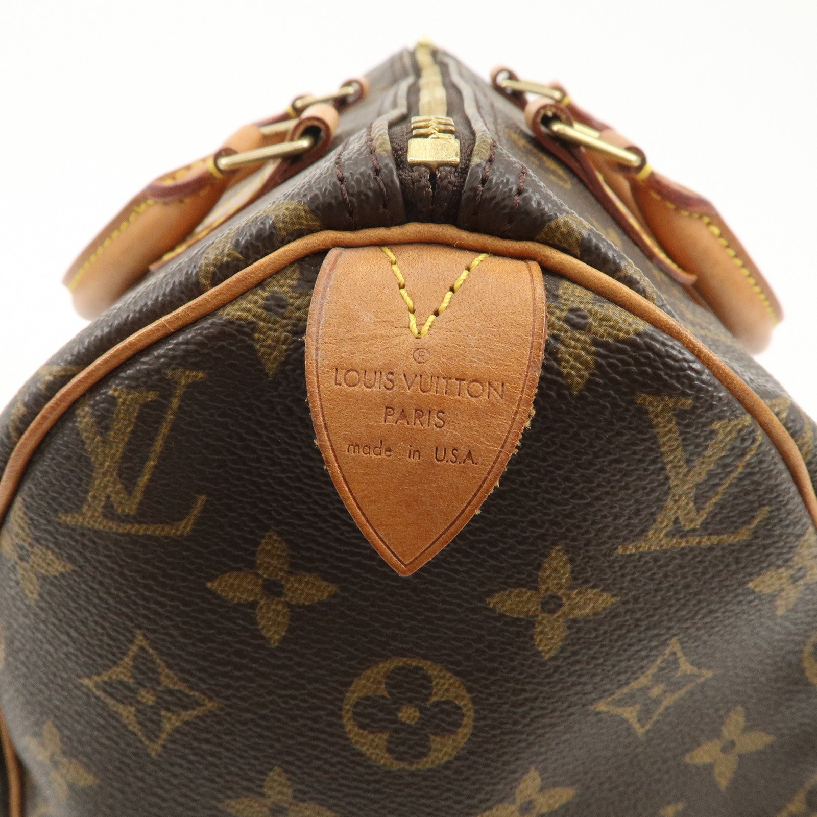 Louis Vuitton Monogram Speedy 30 Hand Bag Boston Bag M41526 Used