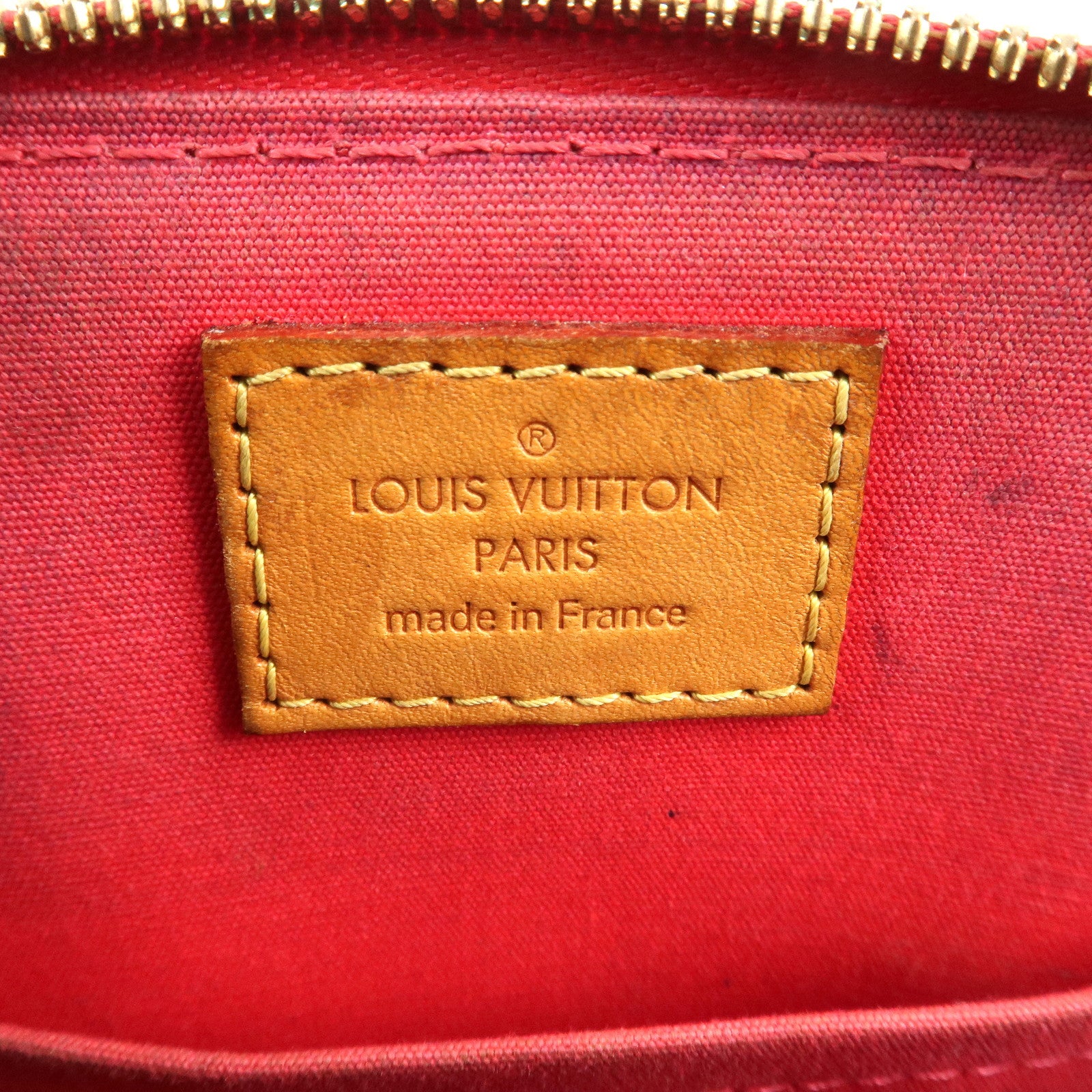 Louis Vuitton Monogram Vernis Alma BB 2Way Bag Rose Indien M91771 Used