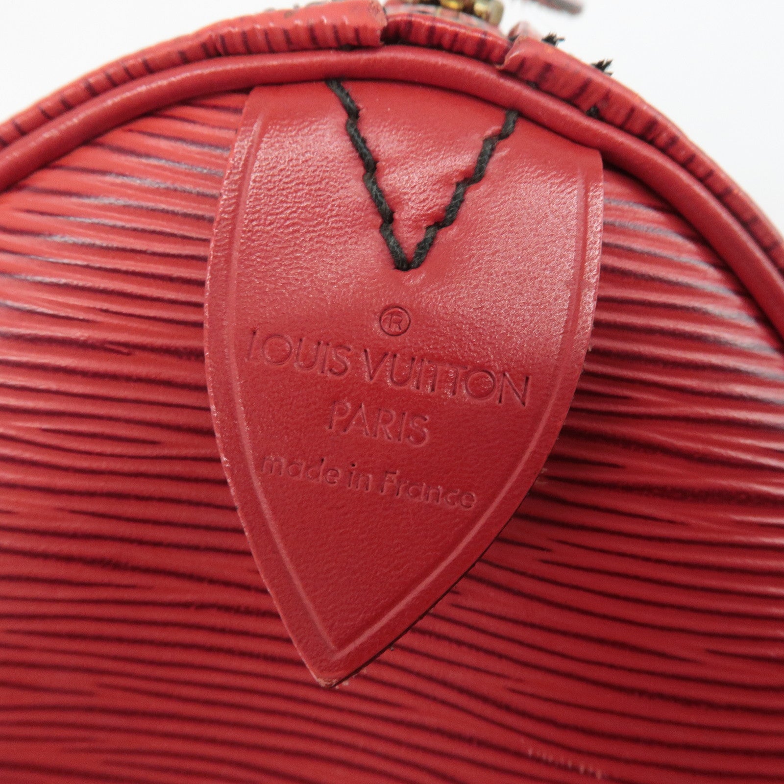 Louis Vuitton Epi Speedy 25 Hand Bag Castilian Red M43017 Used