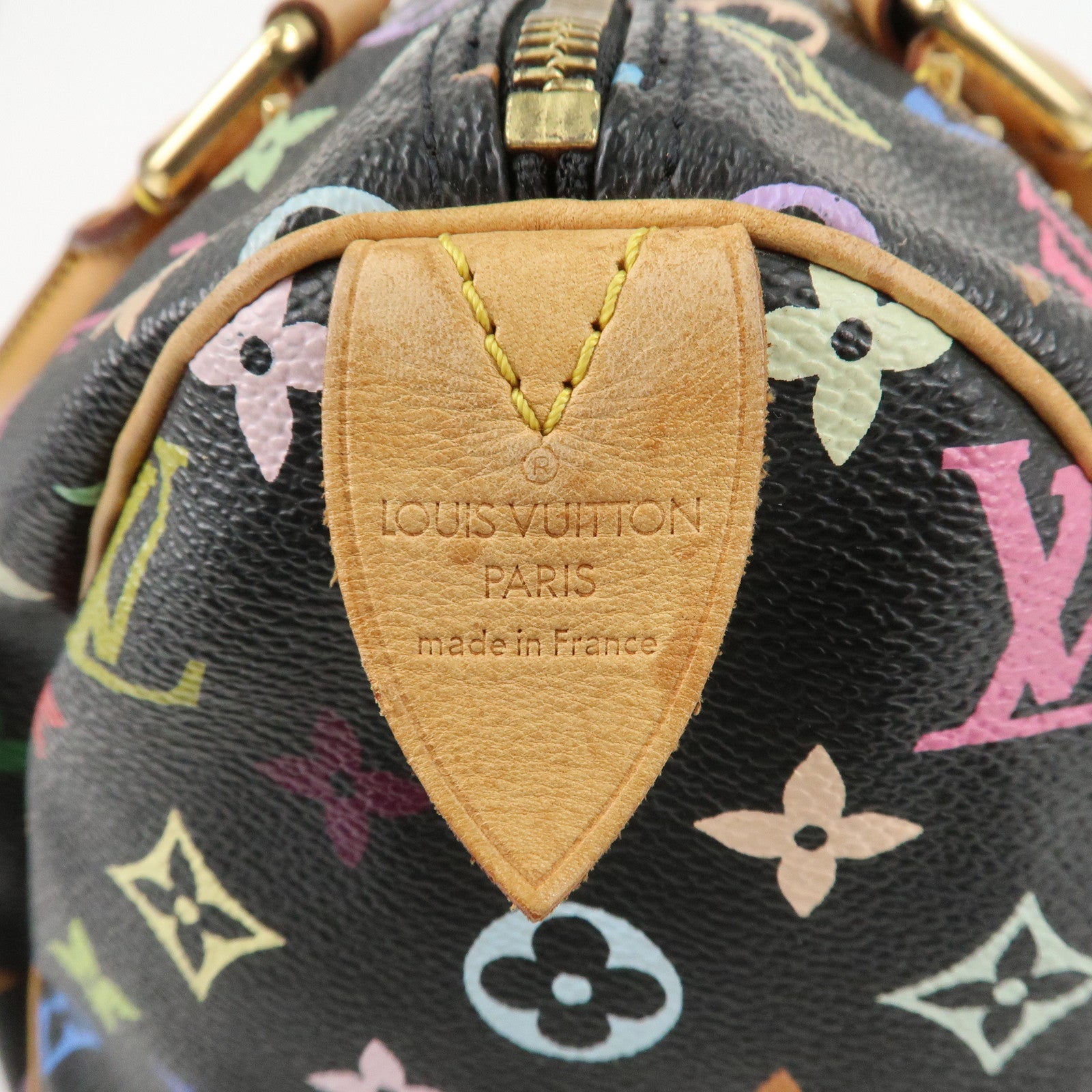 Louis Vuitton Monogram Multi Color Speedy 30 Hand Bag M92642 Used