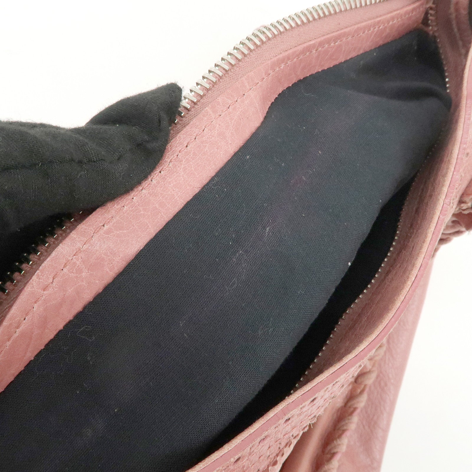 BALENCIAGA Leather Giant Velo 2Way Bag Hand Bag Pink 258045