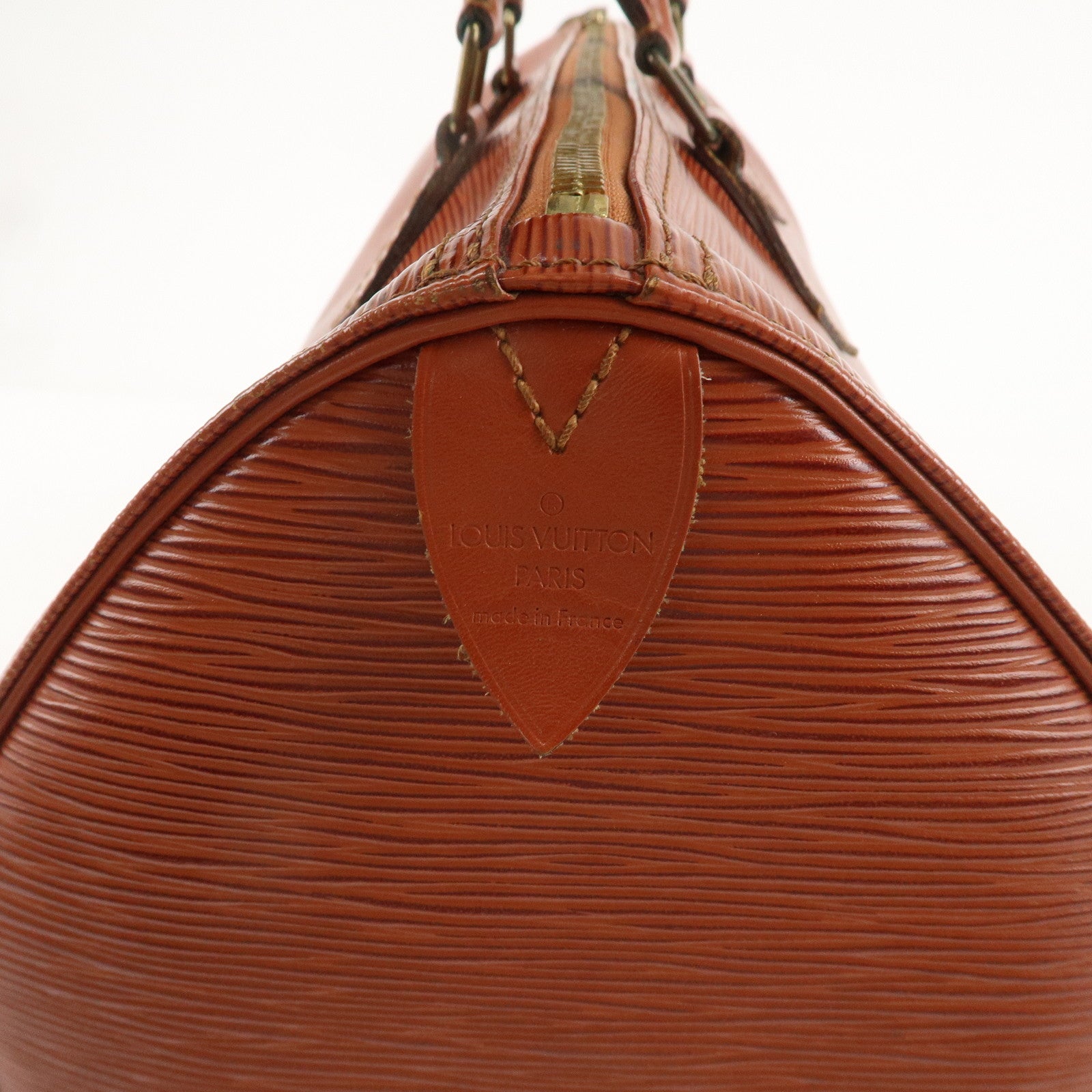 Louis Vuitton Epi Speedy 35 Boston Bag Hand Bag Kenya Brown M42933