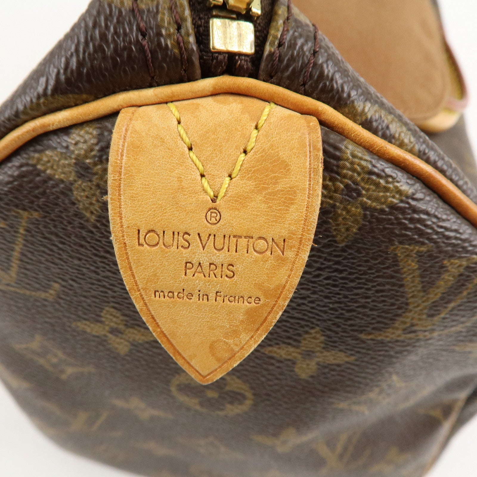 Louis Vuitton Monogram Speedy 30 Hand Bag Boston Bag M41526 Used