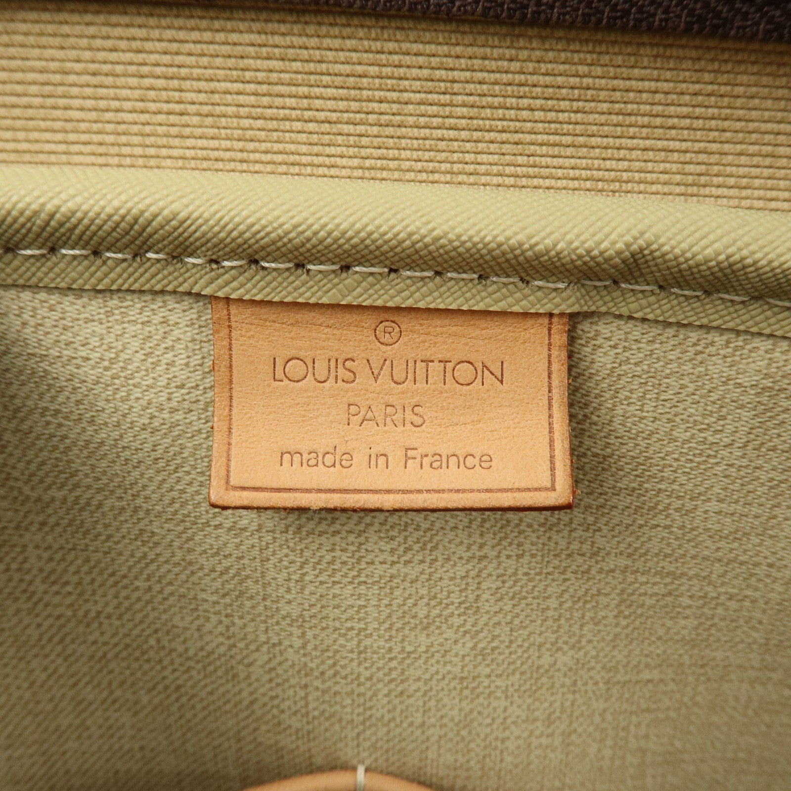 Louis Vuitton Monogram Deauville Hand Bag Brown M47270 Used