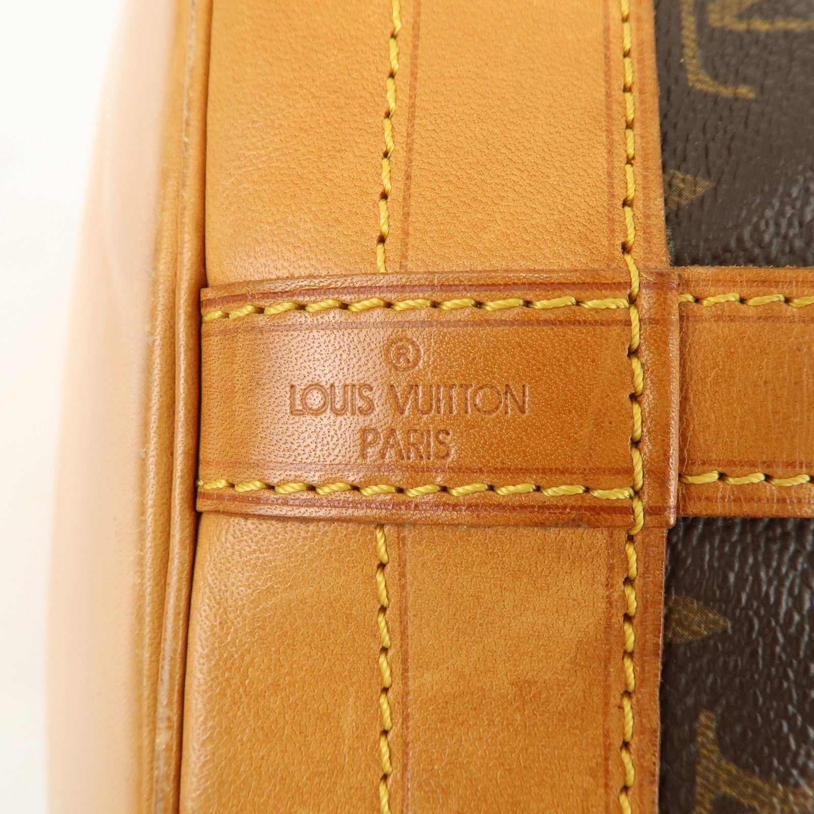 Louis Vuitton Monogram Noe Shoulder Bag Hand Bag Brown M42224