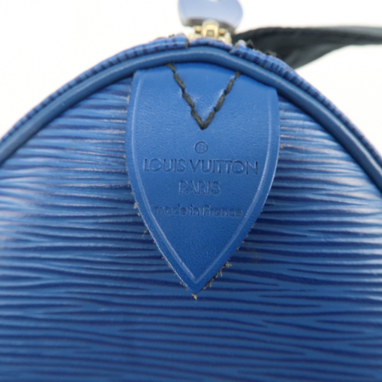 Louis Vuitton Epi Speedy 25 Hand Bag Boston Bag Blue M43015