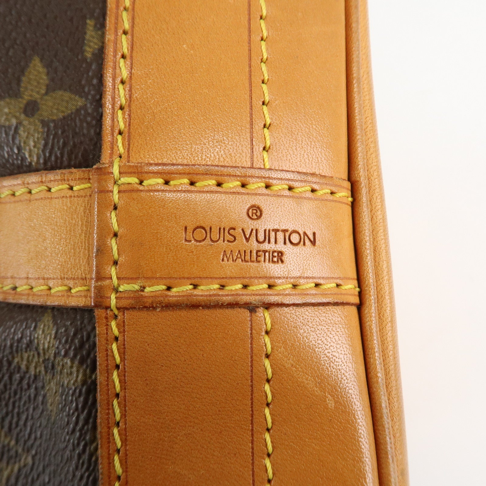 Louis Vuitton Monogram Noe Shoulder Bag Hand Bag Brown M42224 Used