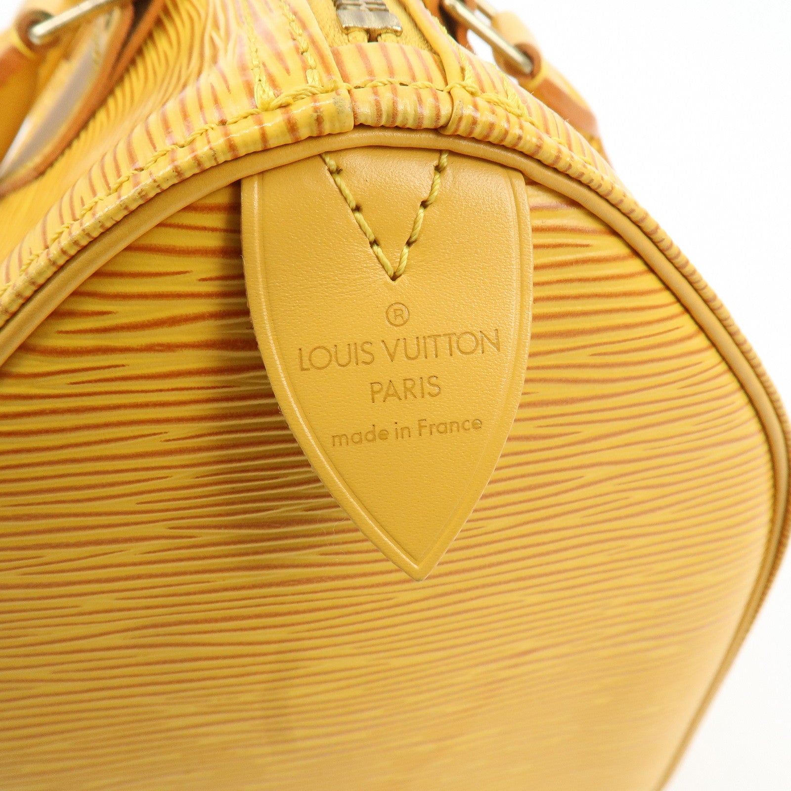 Louis Vuitton Epi Speedy 25 Boston Bag Hand Bag Yellow M43019 Used