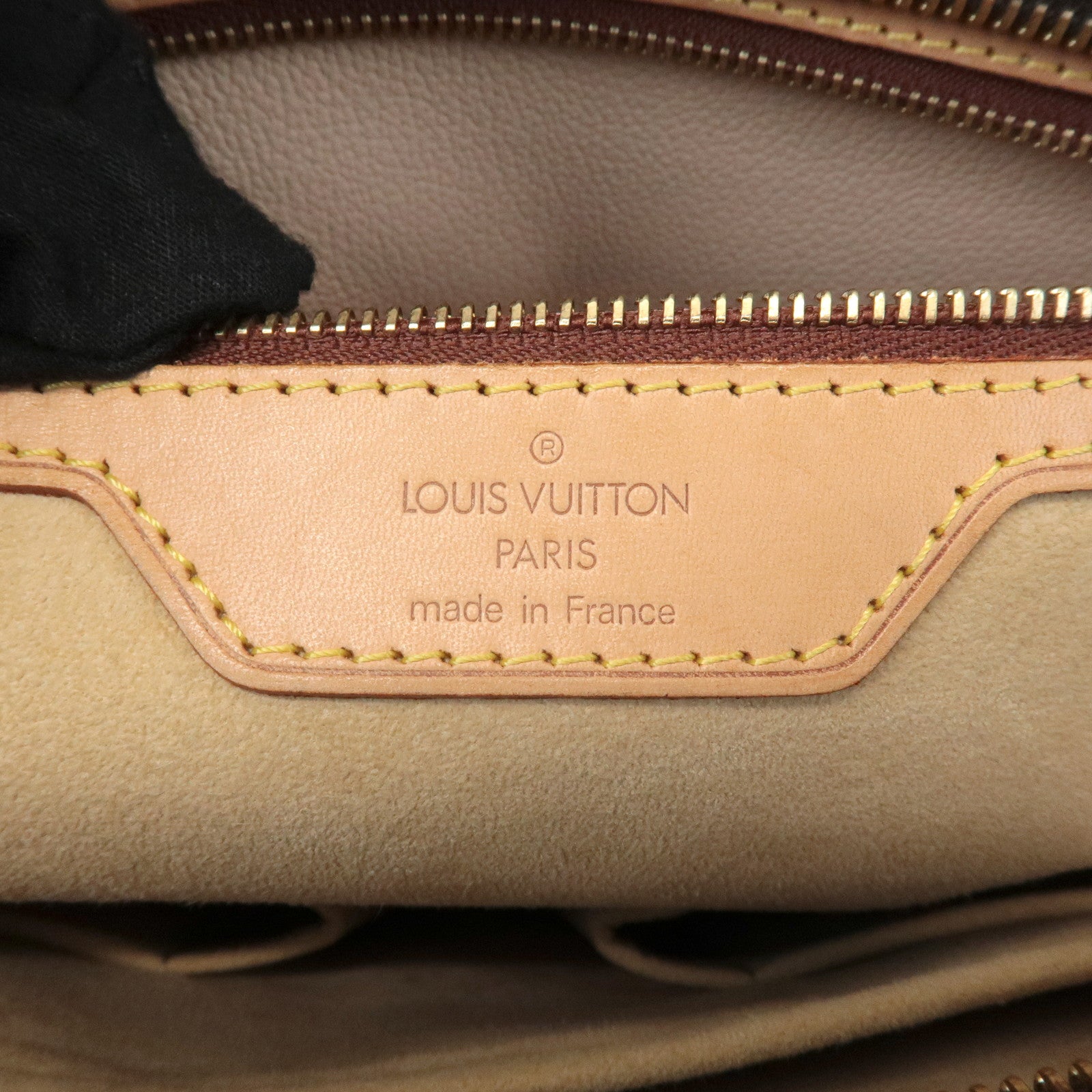 Louis Vuitton Monogram Luco Tote Bag Shoulder Bag Brown M51155 Used