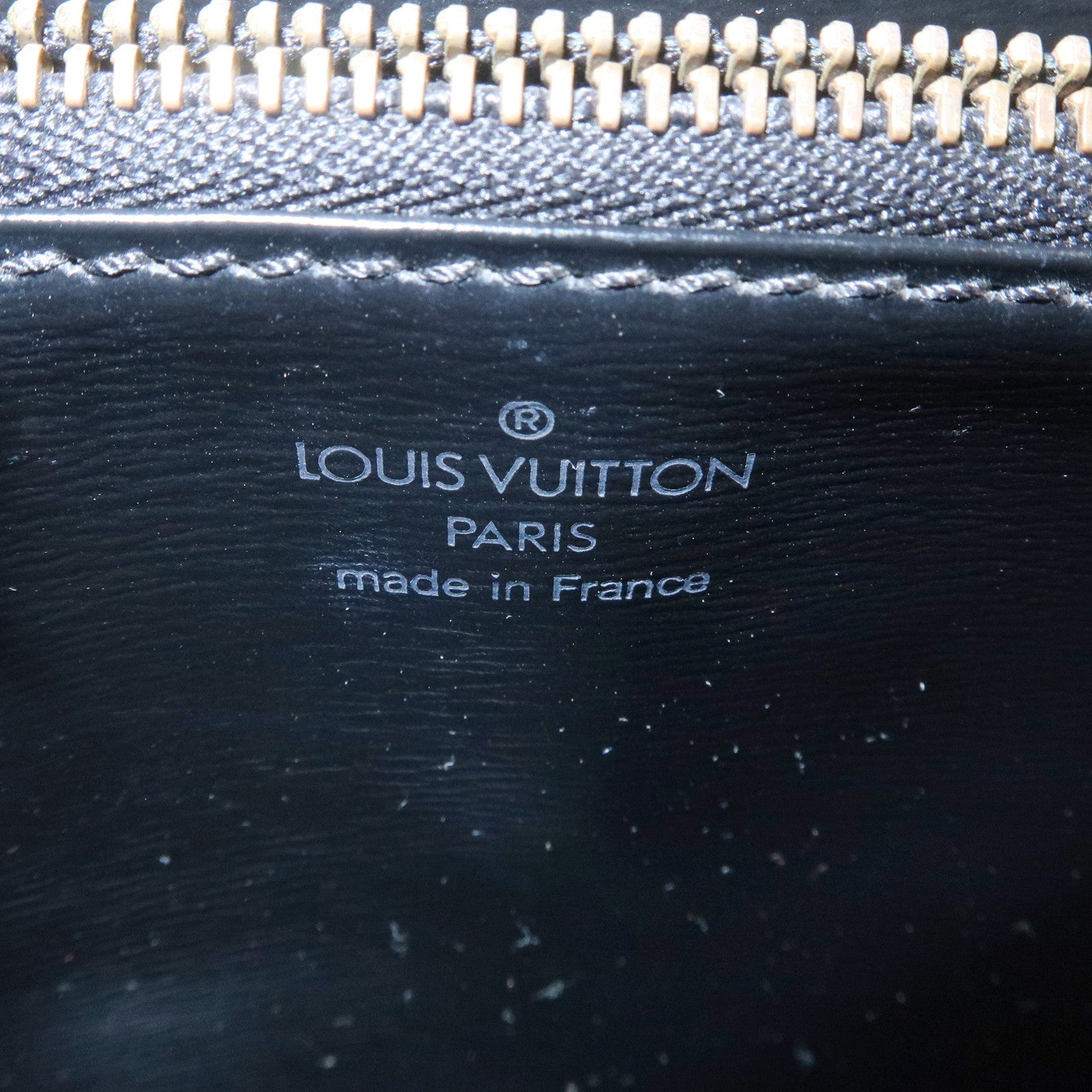 Louis Vuitton Epi Leather Malesherbes Hand Bag Black M52372