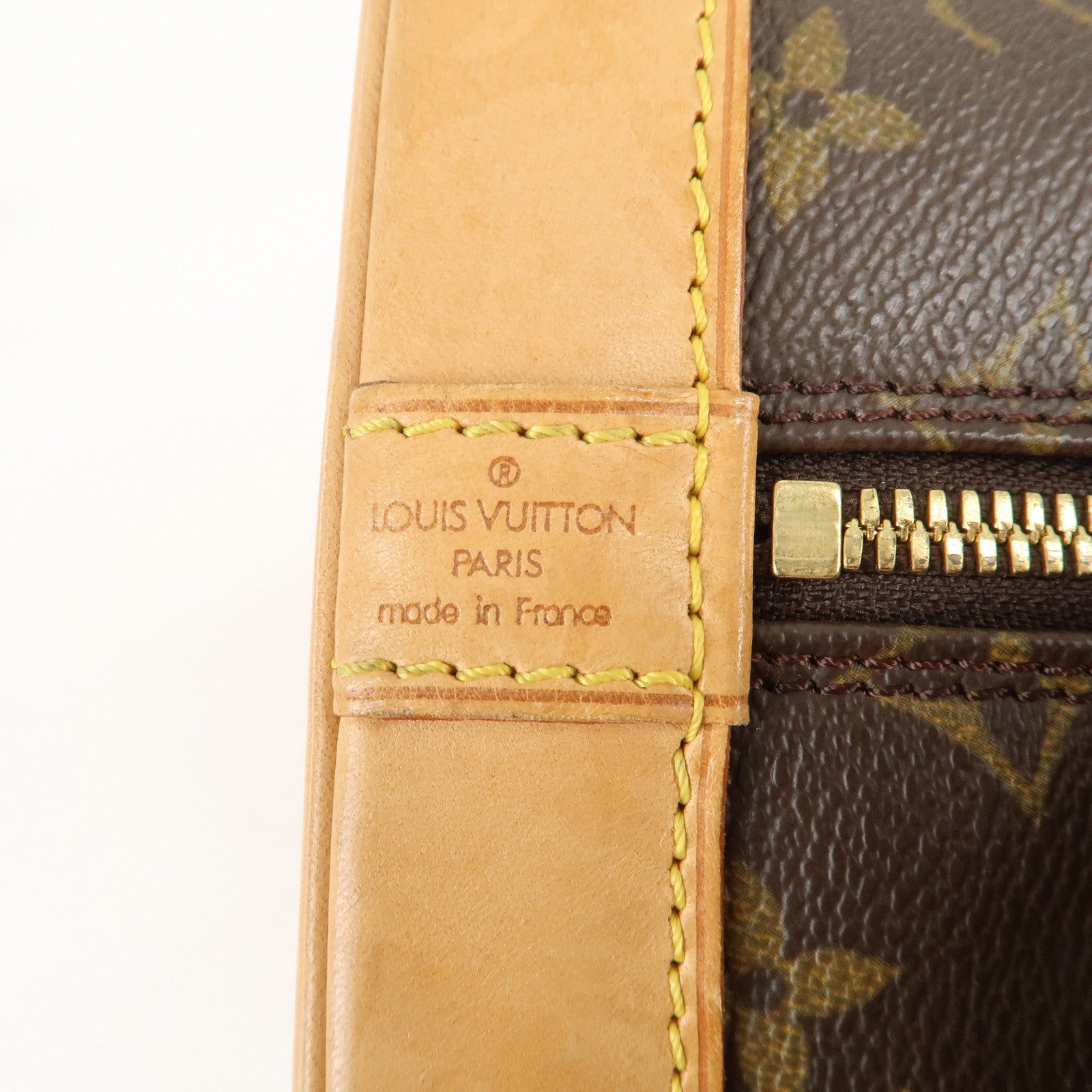 Louis Vuitton Monogram Alma Hand Bag Brown M51130