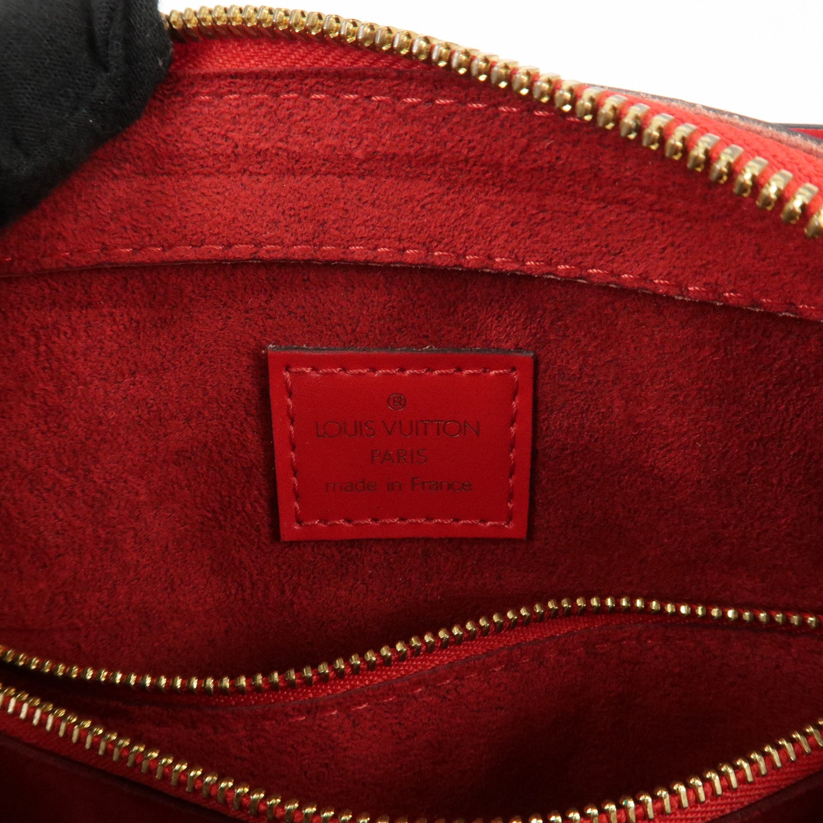 Louis Vuitton Epi Pont Neuf Hand Bag Castilian Red M52057