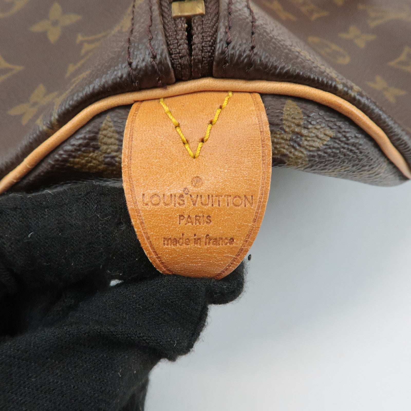 Louis Vuitton Monogram Speedy 40 Hand Bag Boston Bag M41522 Used