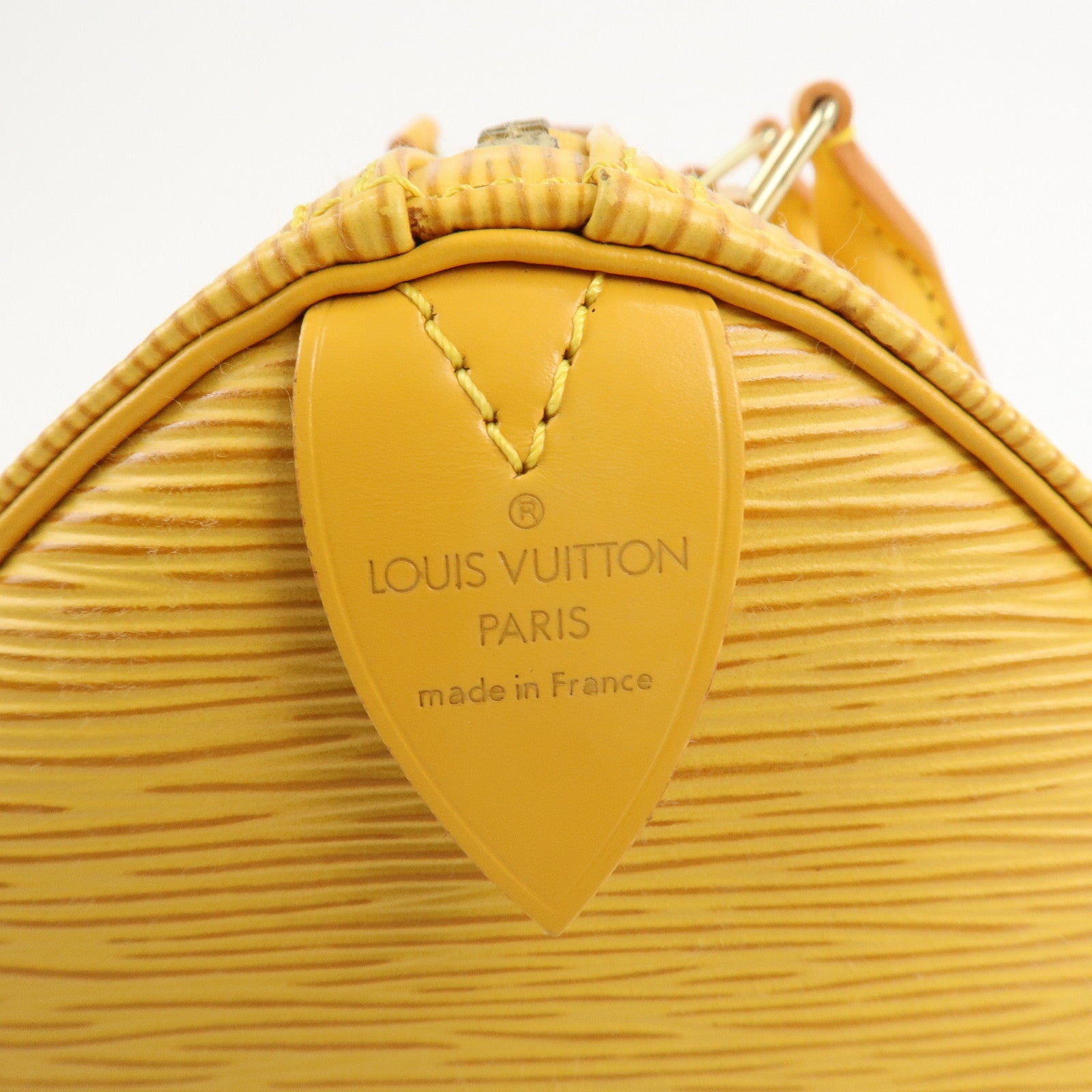 Louis Vuitton Epi Speedy 25 Boston Bag Hand Bag Yellow M43019 Used