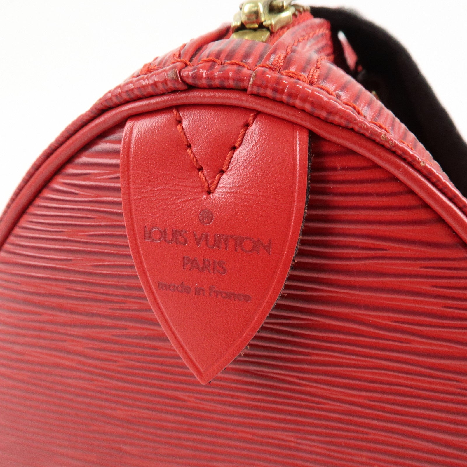 Louis Vuitton Epi Speedy 25 Hand Bag Castilian Red M43017