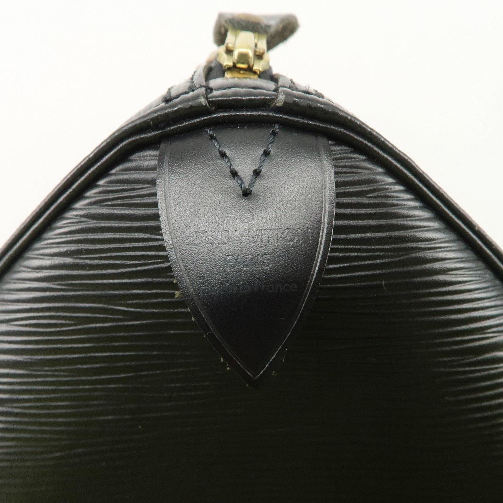 Louis Vuitton Epi Speedy 30 Leather Hand Bag Black M59022 Used