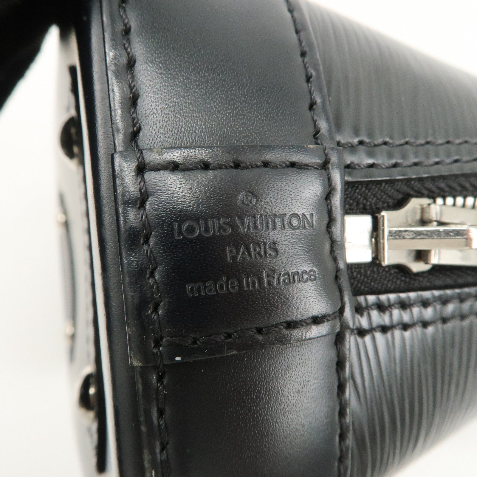 Louis Vuitton Epi Alma BB 2WAY Shoulder Bag Noir Black M40862 Used