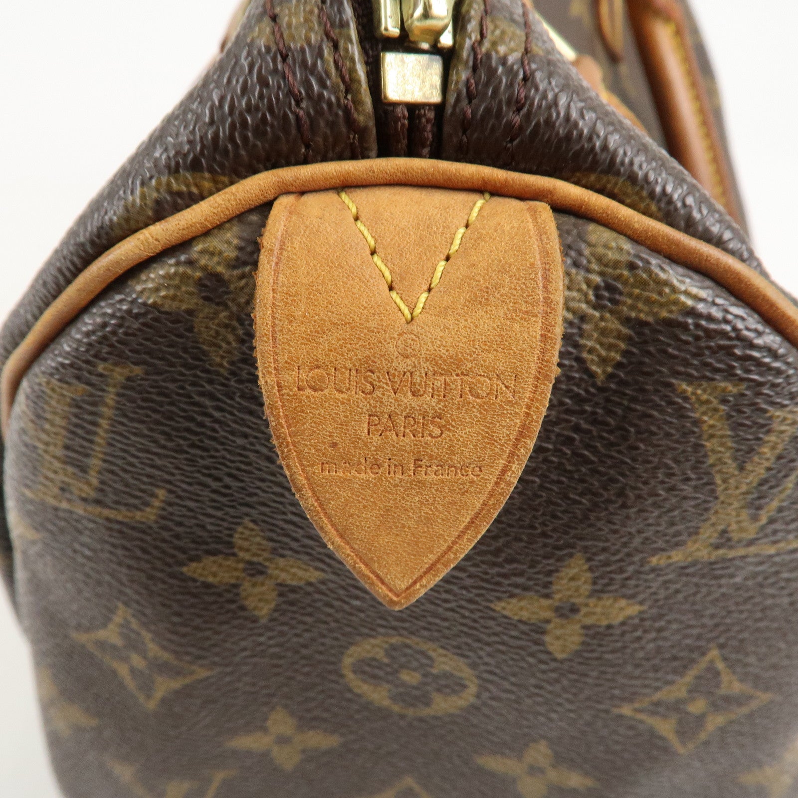 Louis Vuitton Monogram Speedy 30 Hand Bag Boston Bag M41526 Used