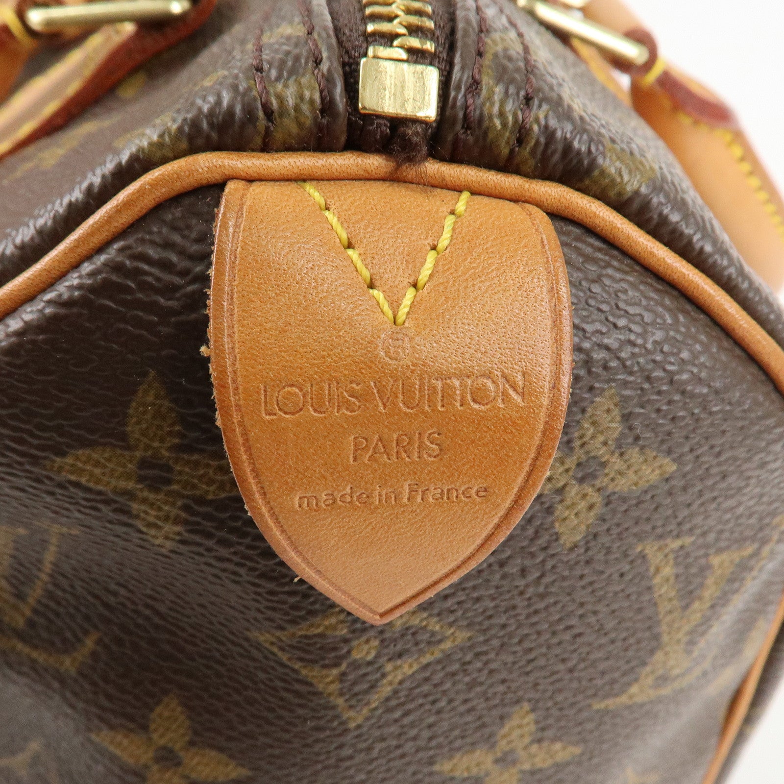 Louis Vuitton Monogram Speedy 25 Hand Bag Boston Bag M41528 Used