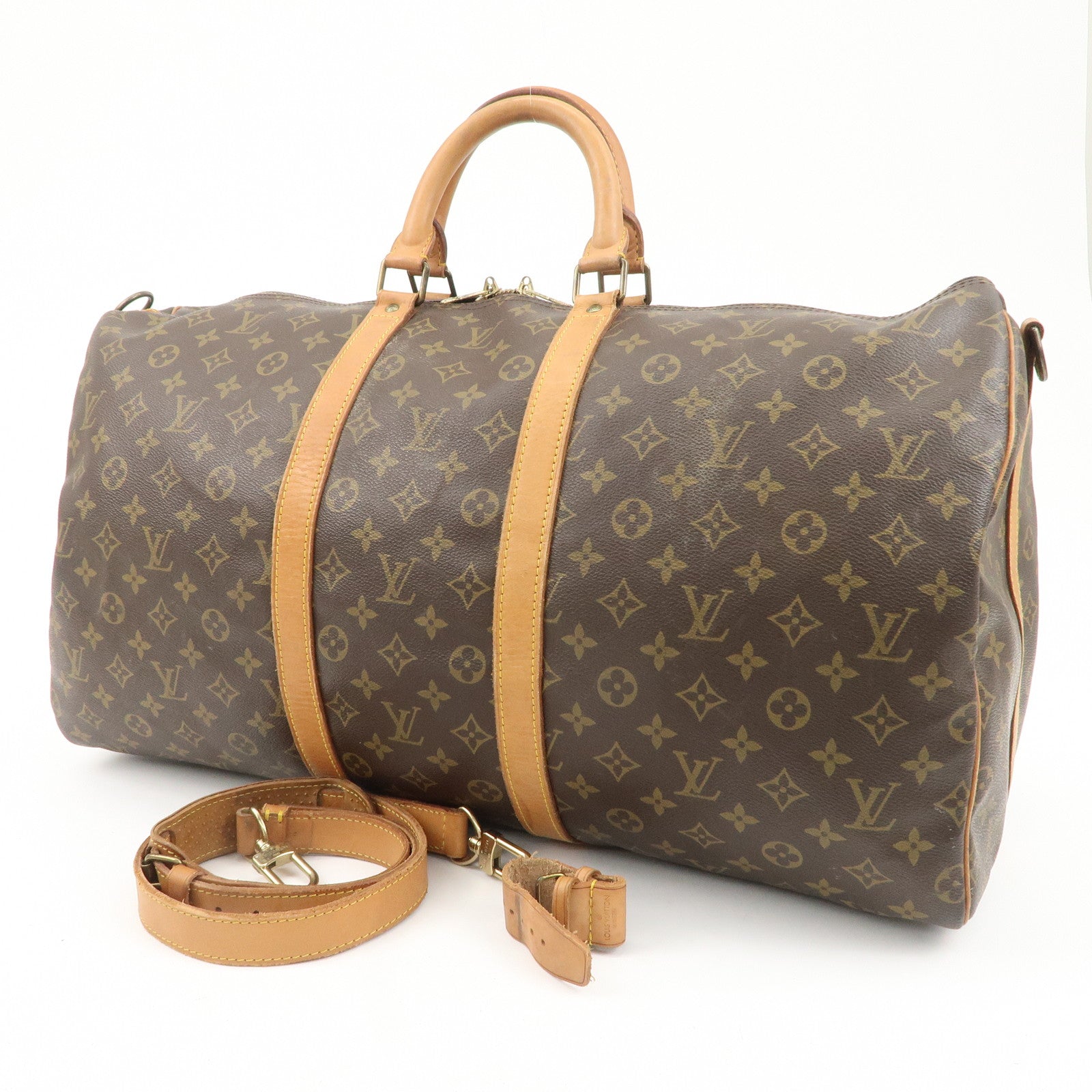 Louis Vuitton Monogram Keep All Bandouliere 55 Bag M41414 Used