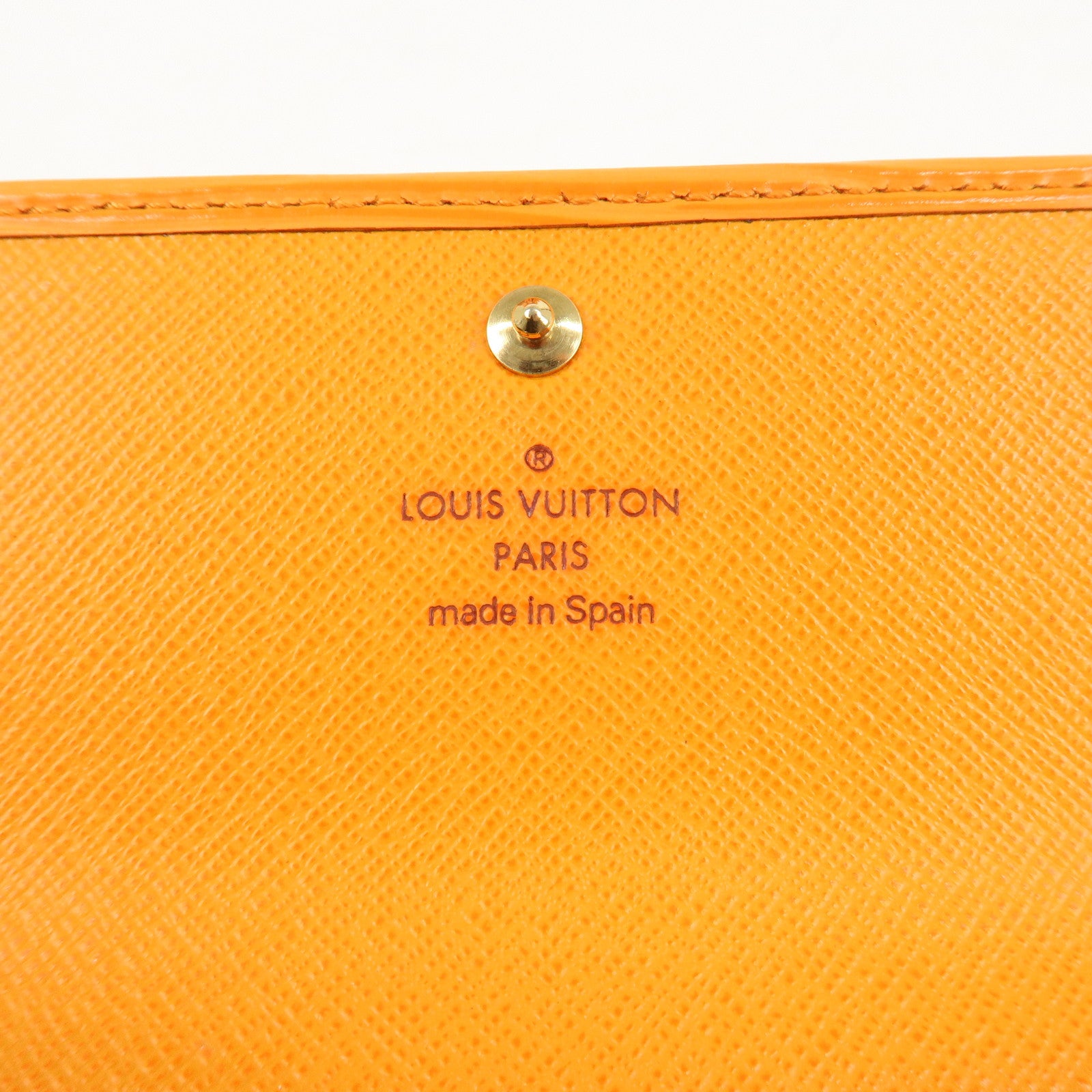 Louis Vuitton Epi Porte Tresor International Mandarin M6338H