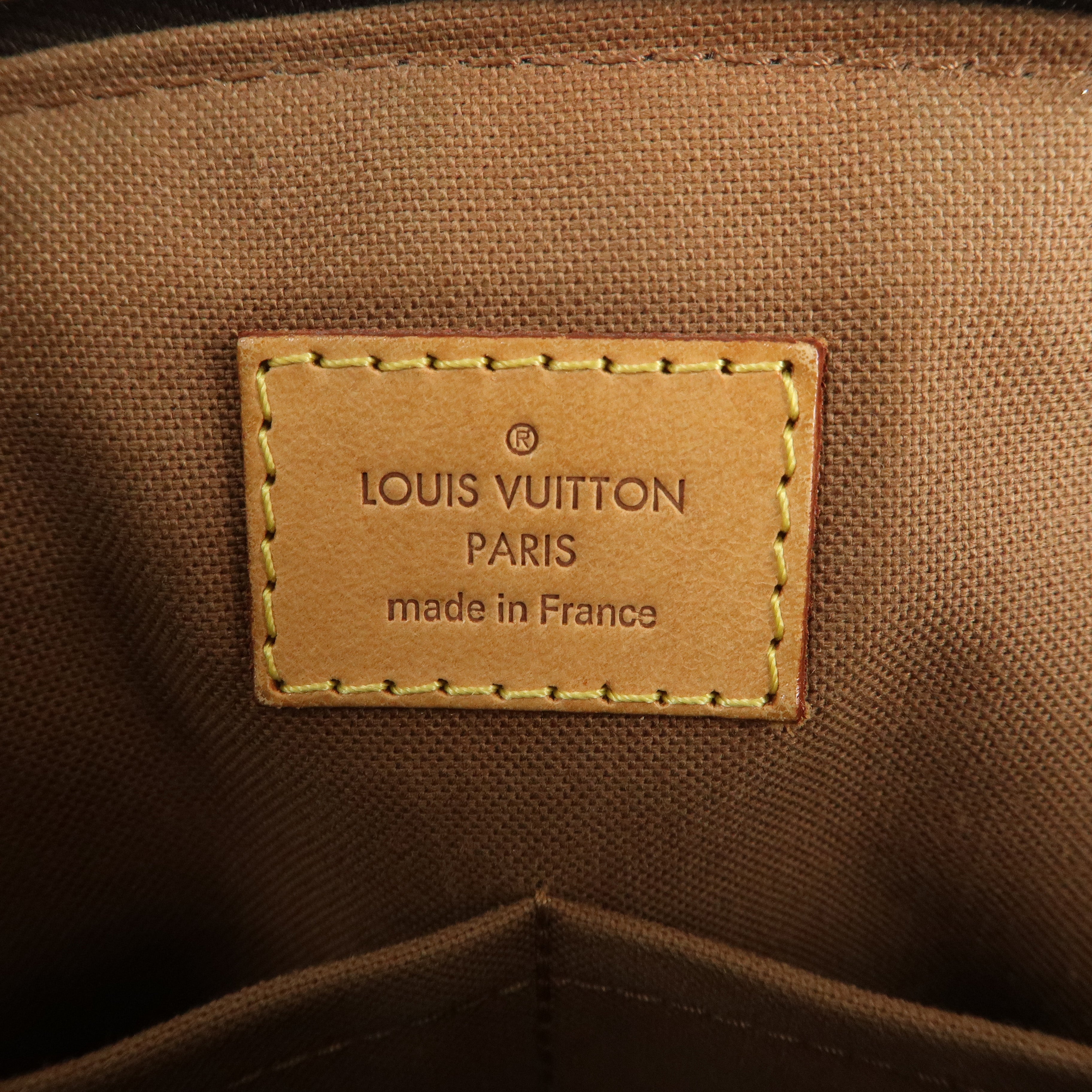 Louis Vuitton Monogram Tivoli PM Hand Bag Brown M40143