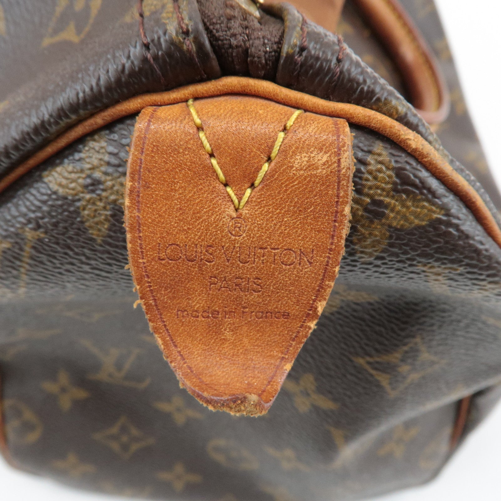 Louis Vuitton Monogram Speedy 30 Hand Bag Boston Bag M41108 Used