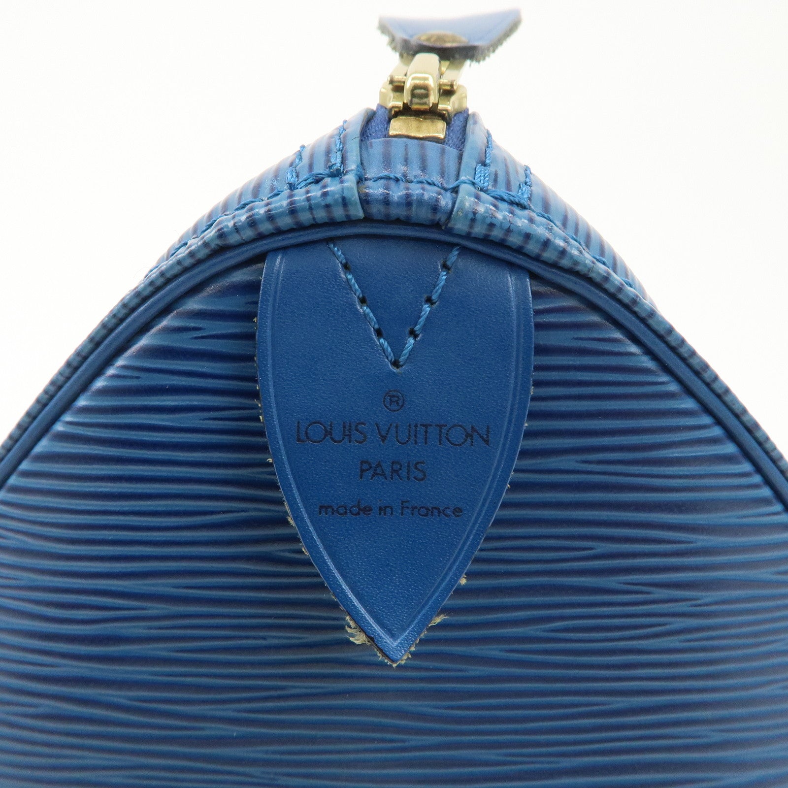 Louis Vuitton Epi Speedy 25 Hand Boston Bag Blue M43015