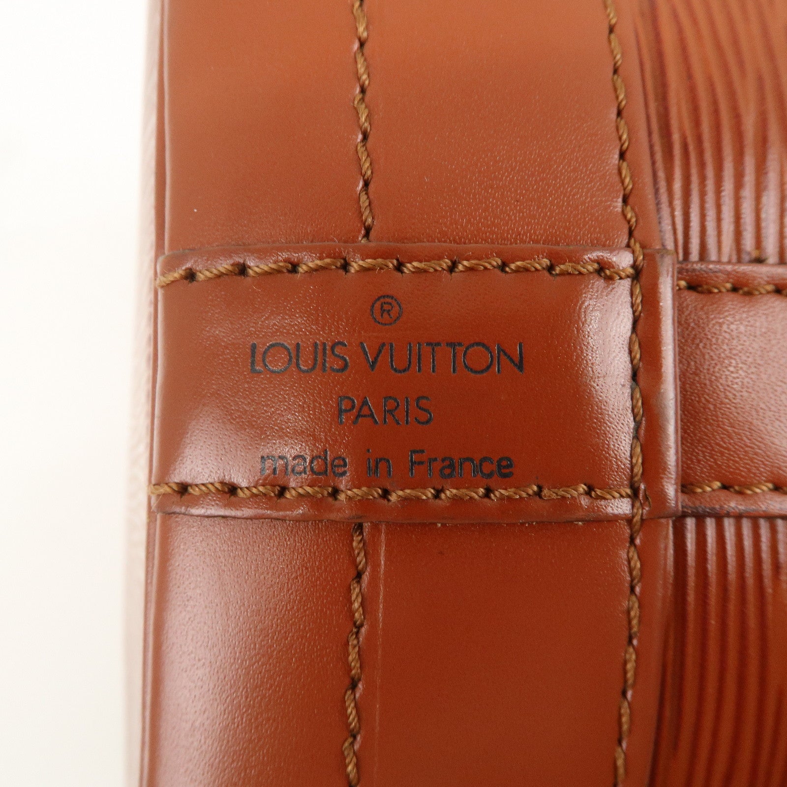 Louis Vuitton Epi Leather Noe Shoulder Bag Kenya Brown M44003