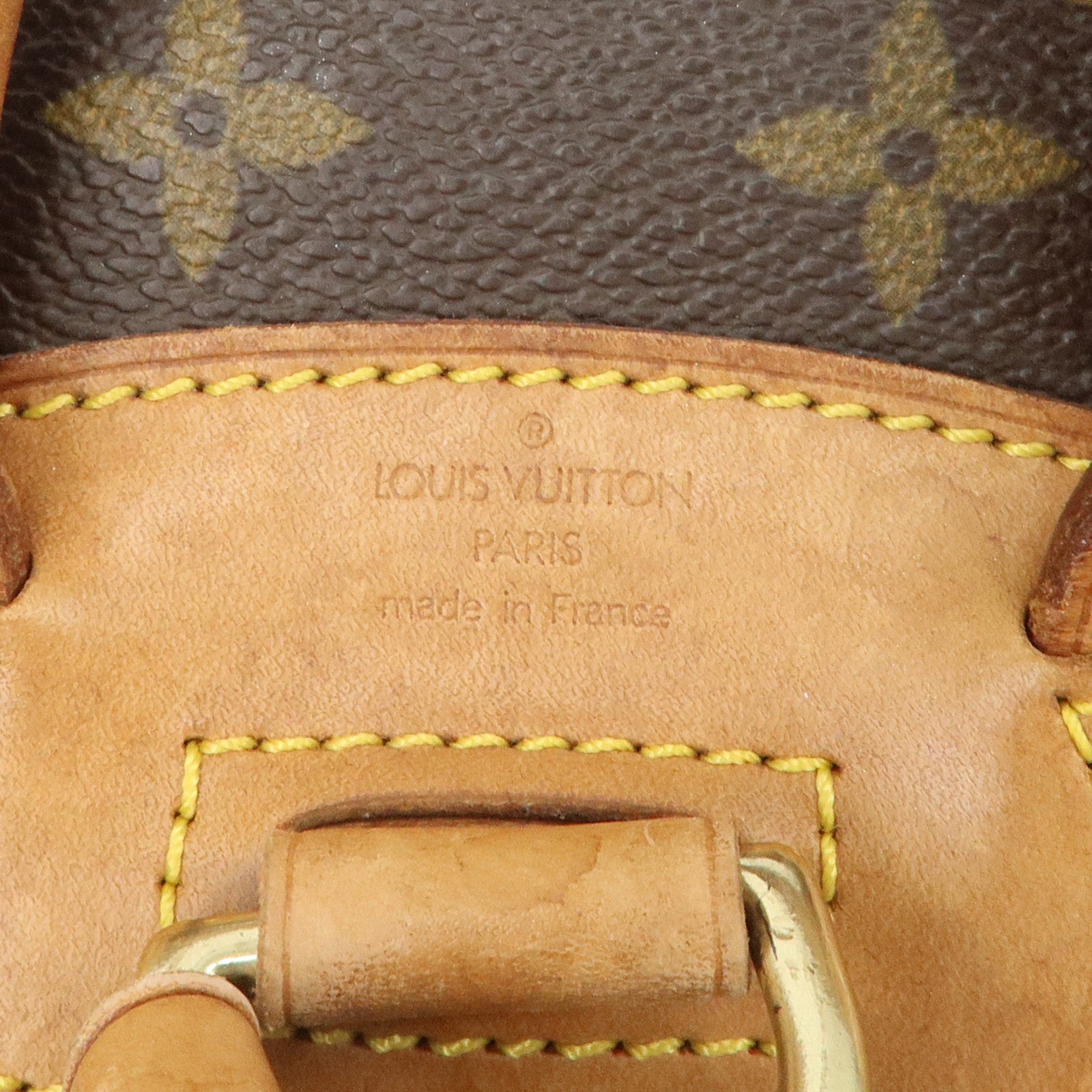 Louis Vuitton Monogram Mini Montsouris Back Pack Bag M51137 Used