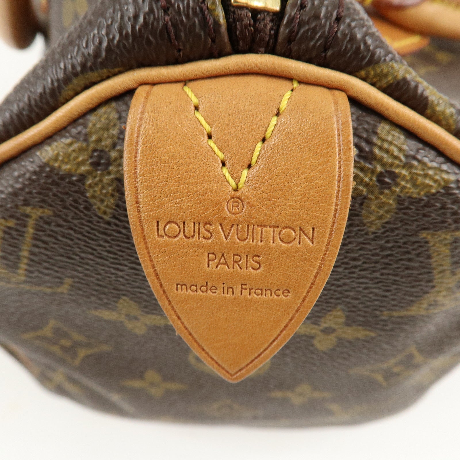 Louis Vuitton Monogram Speedy 30 Hand Bag Boston Bag M41108 Used