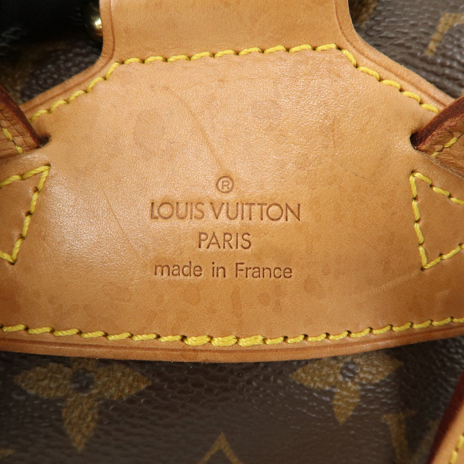 Louis Vuitton Monogram Montsouris MM Back Pack Bag M51136