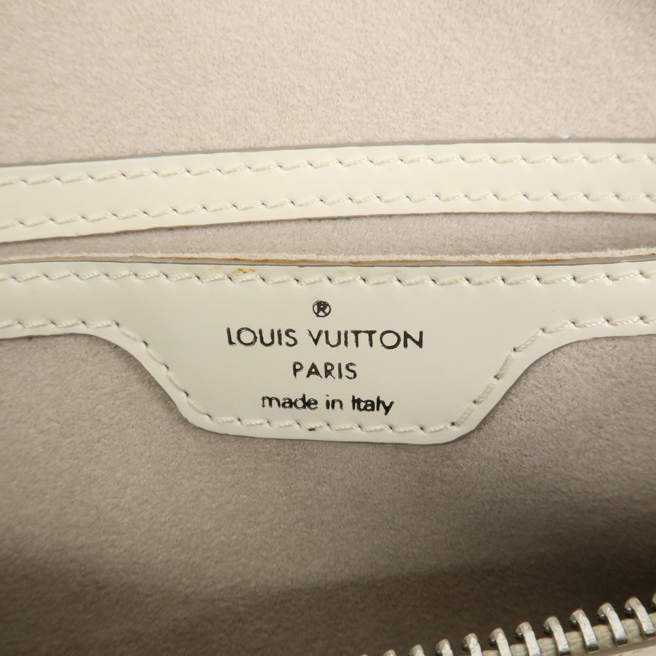 Louis Vuitton Epi Soufflot Shoulder Bag Hand Bag Ivoire M5286J Used