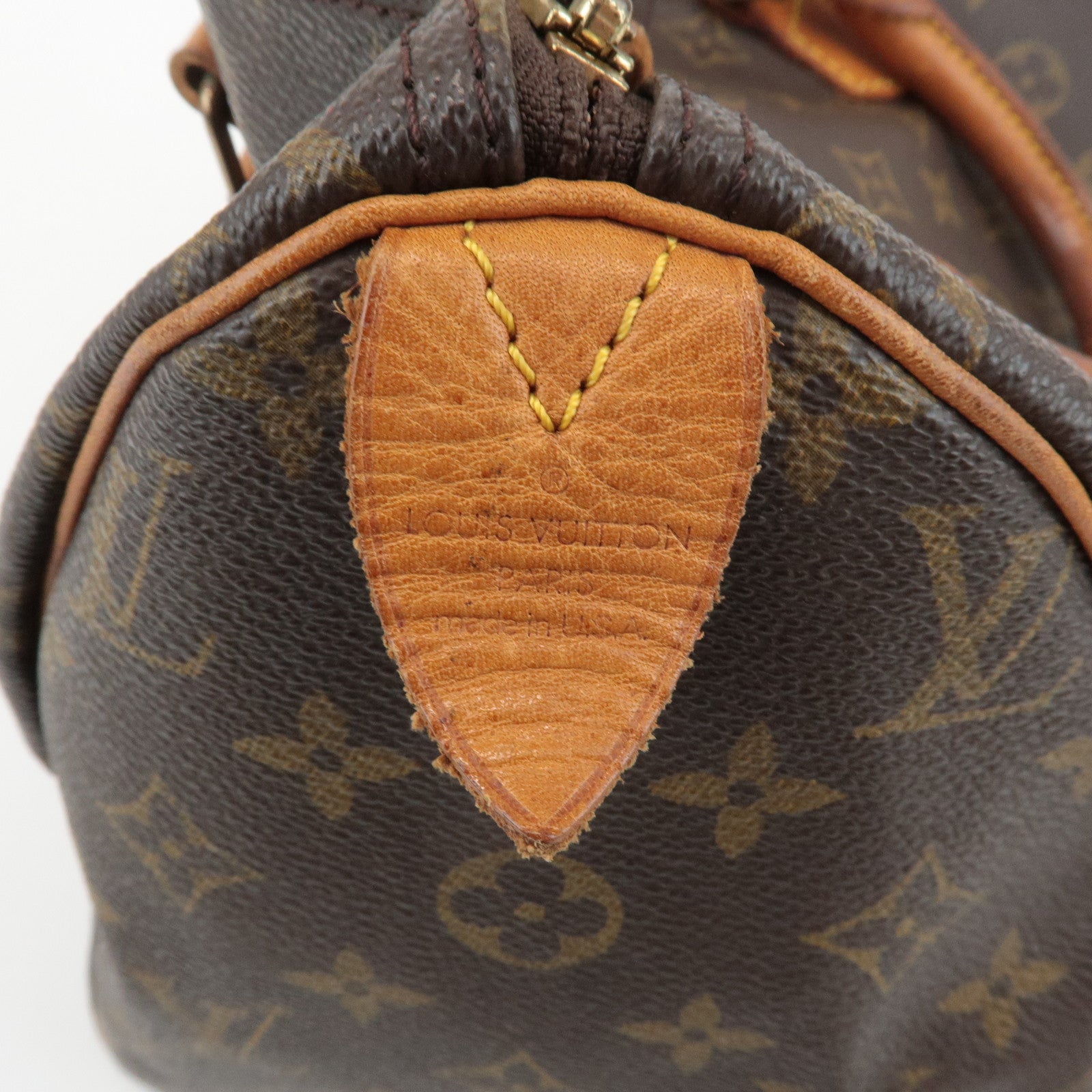 Louis Vuitton Monogram Speedy 30 Hand Bag Boston Bag M41526 Used