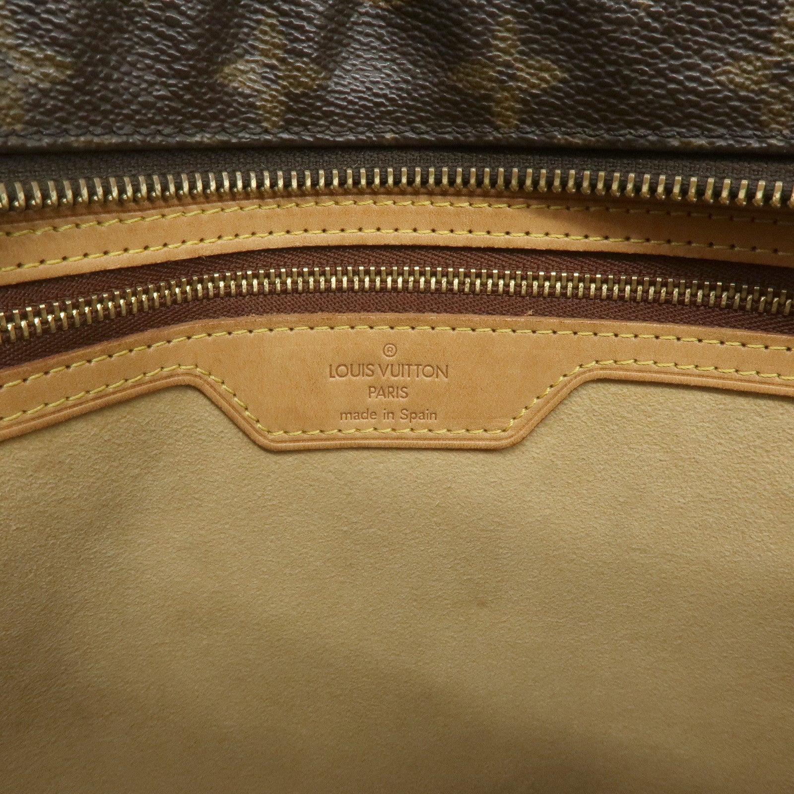 Louis Vuitton Monogram Luco Tote Bag Hand Bag Brown M51155